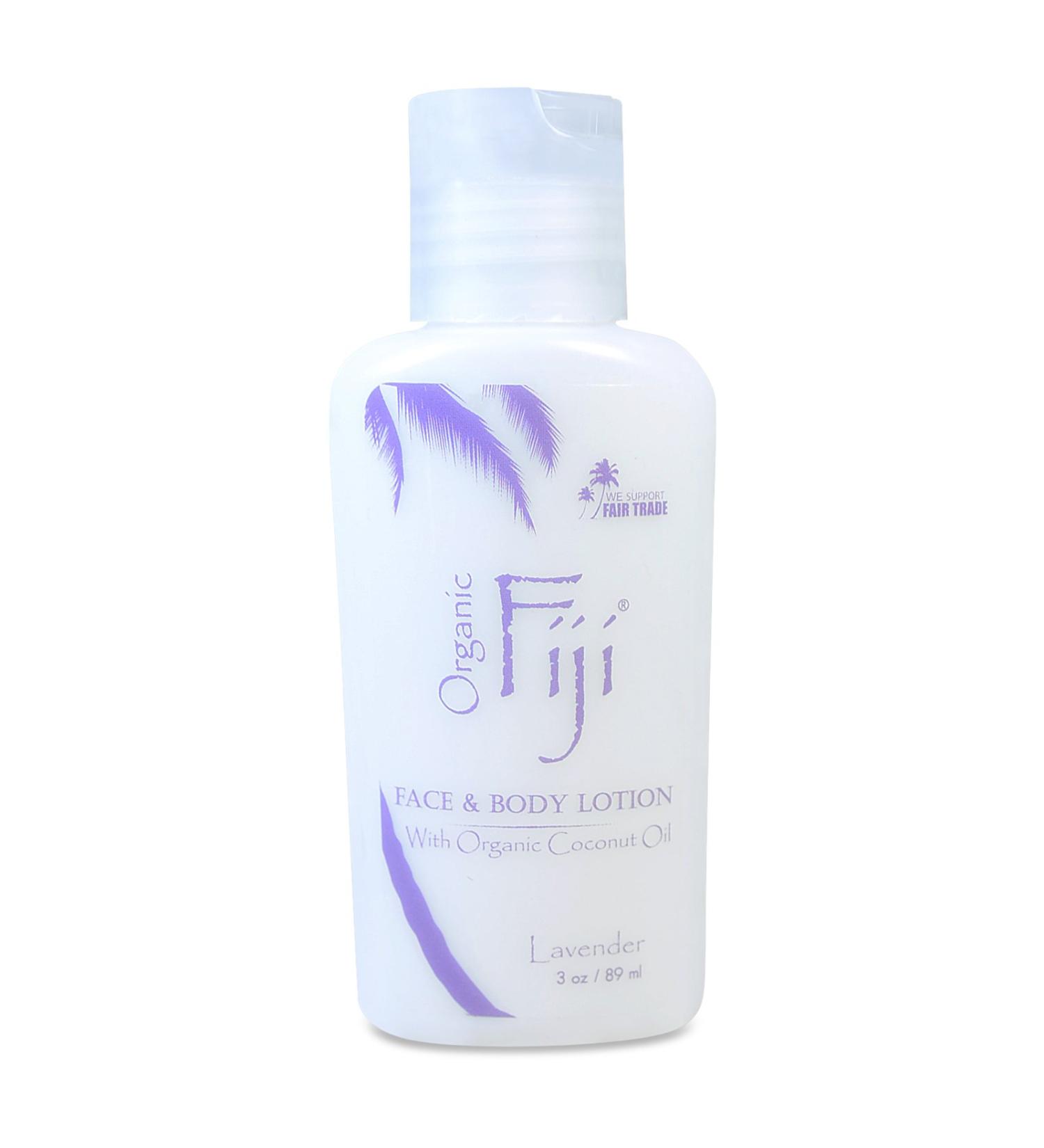 Organic Fiji Coconut Oil Moisturizer Lavender 3 Ounce