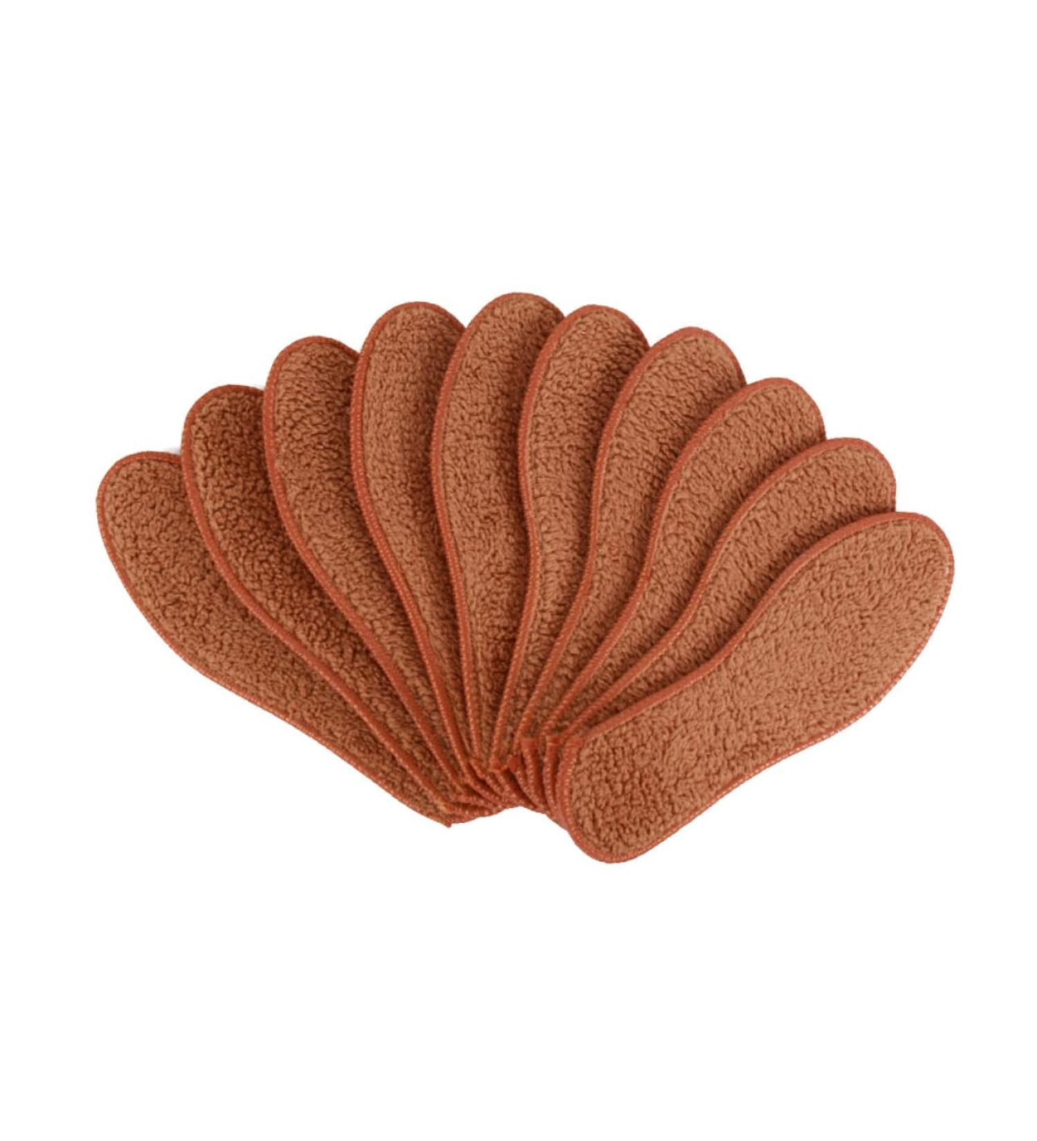 5 Pairs Thickened Insoles for Cotton Slippers | Cozy & Absorbent Shoe Inner Soles for Men & Women | Perfect for Autumn & Winter - Buy Online on GoSupps.com