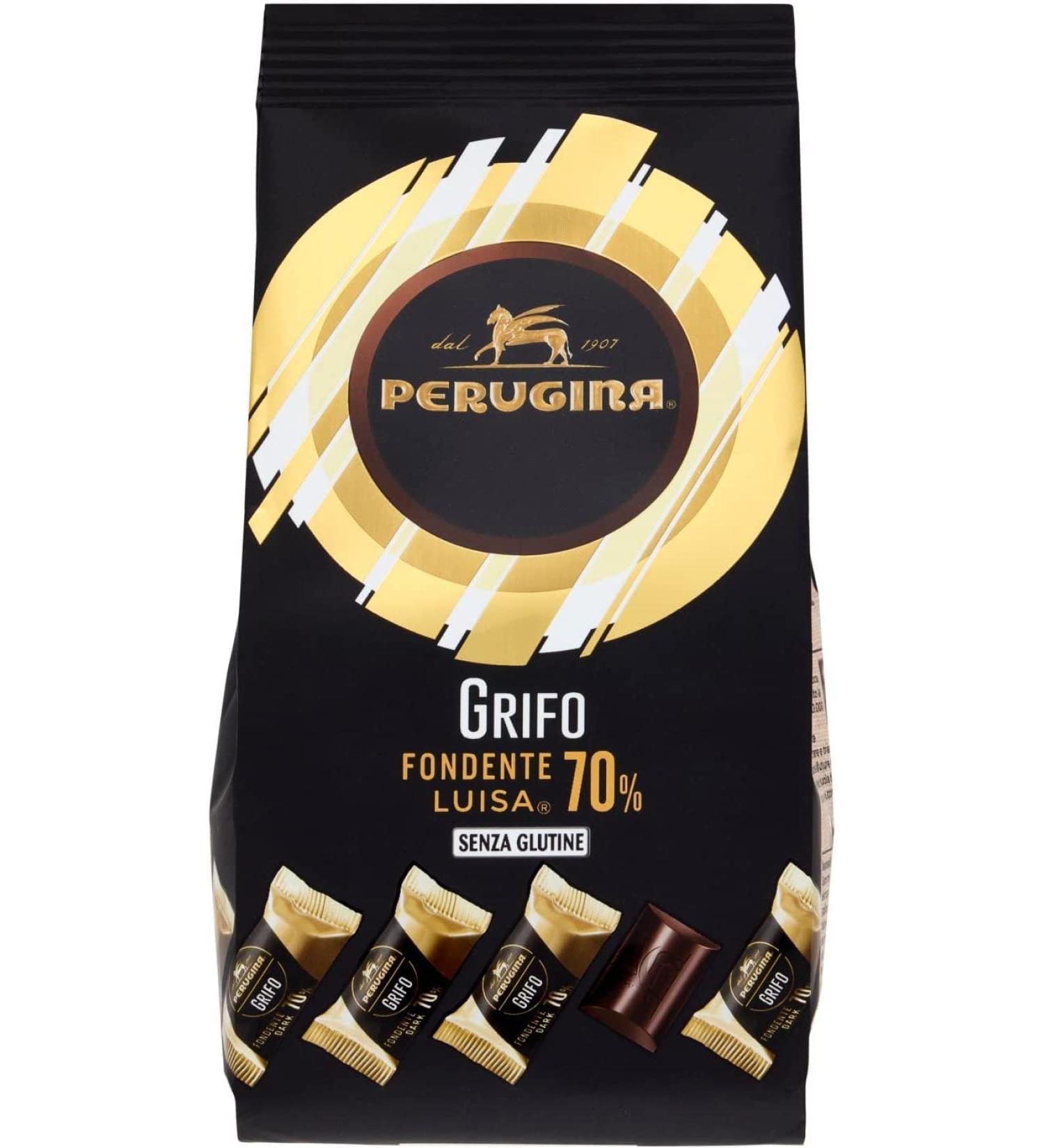 3 x Grifo Perugina Dark Luisa Extra 70% dark Italian chocolate cocoa 200 g - Buy Online on GoSupps.com