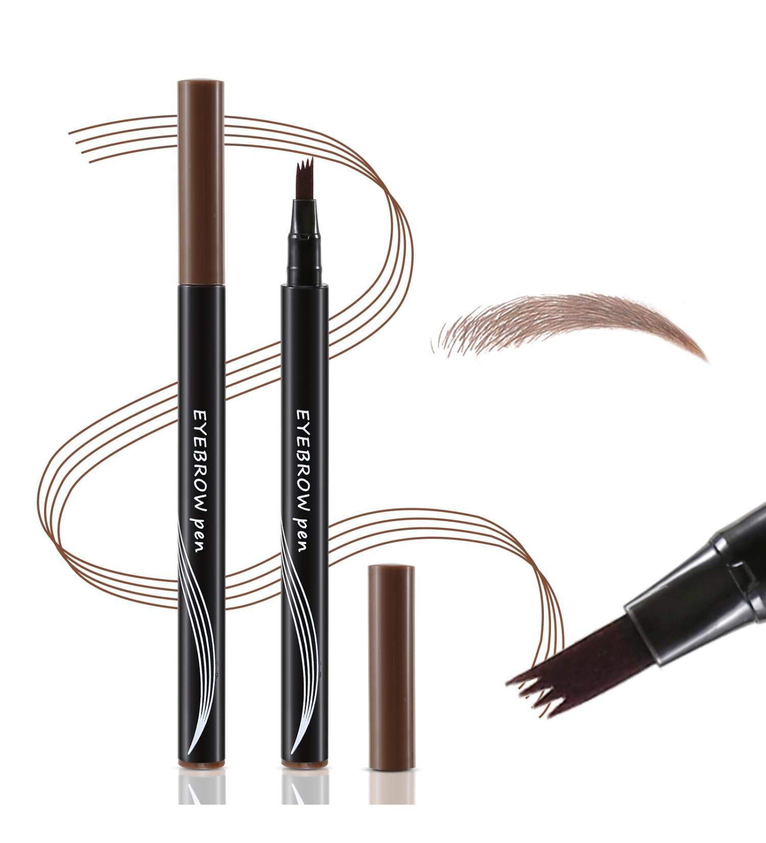 Boobeen Waterproof Micro Tip Eyebrow Pen | Natural 3D Hair | Long Lasting Coffee Brown - Buy Online on GoSupps.com