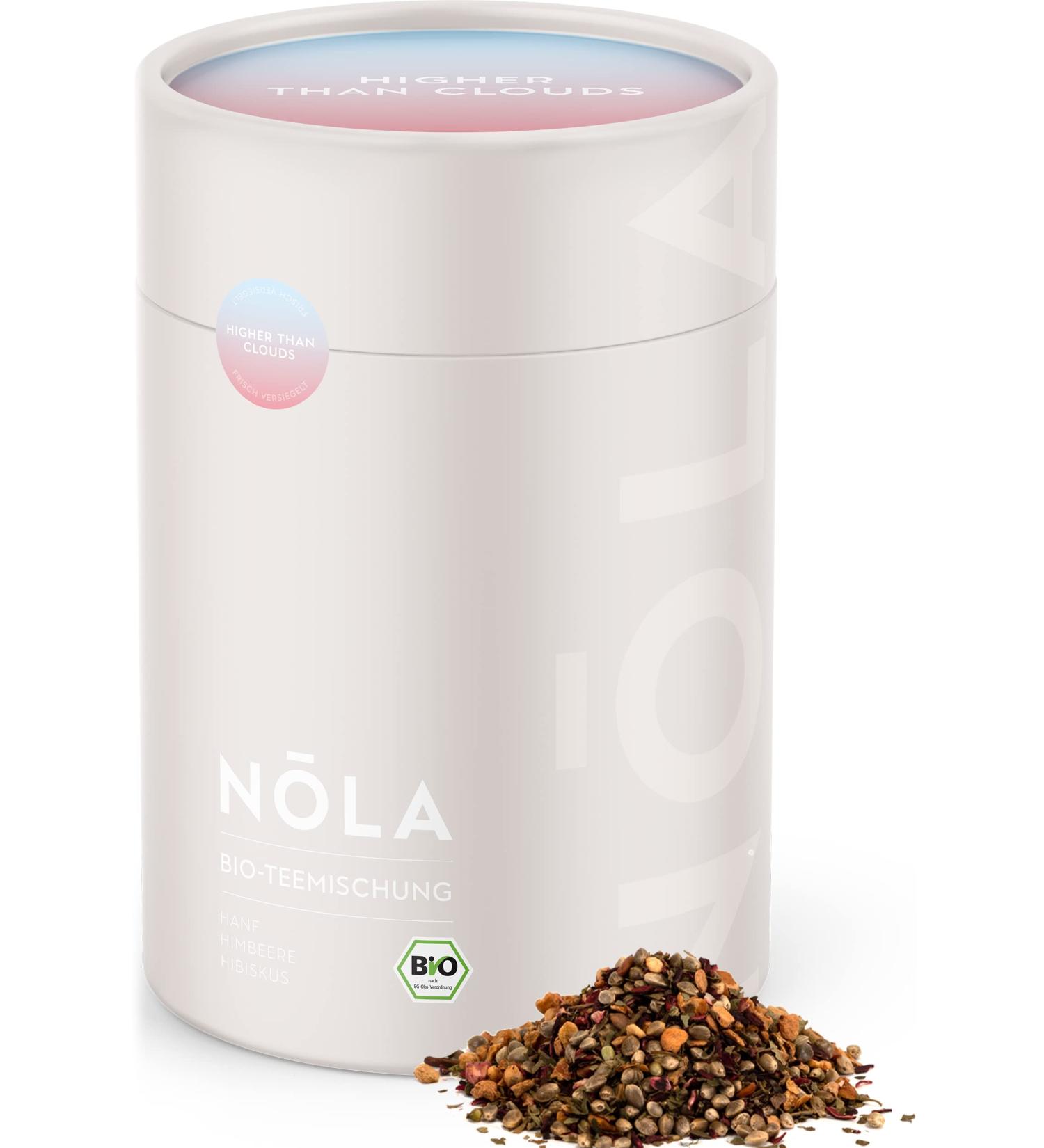 Nola Bio Teem - Premium Organic Fruit Tea with Hemp Seeds & Hibiscus | Vegan & All-Natural | International Shipping - Buy Online on GoSupps.com