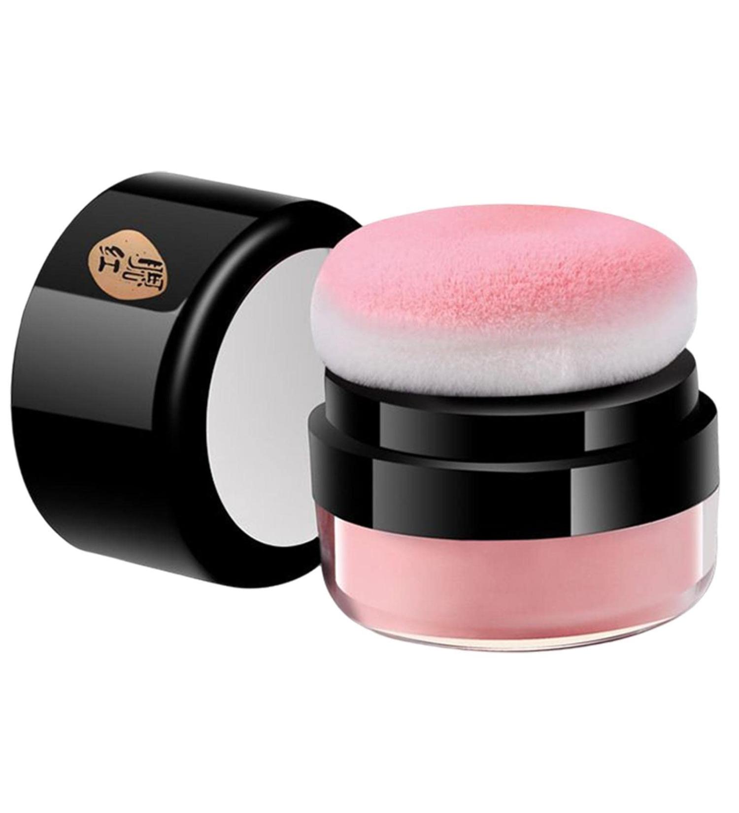 - Soft Loose Air Cwith Puff Makeup Powder for Matte Natural Look Korean Blusher Single Sritob Orange Powder - Buy Online on GoSupps.com
