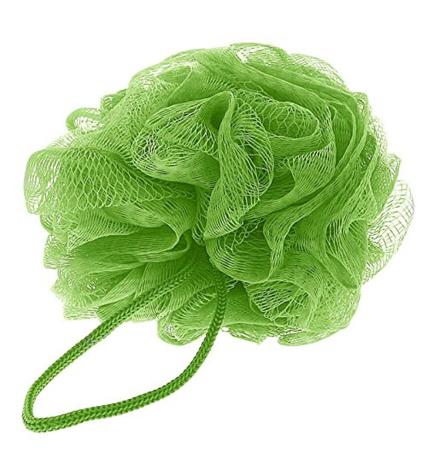 Soap sponge Kosmetex Mesh shower sponge bath sponge for soaping peeling sponge green