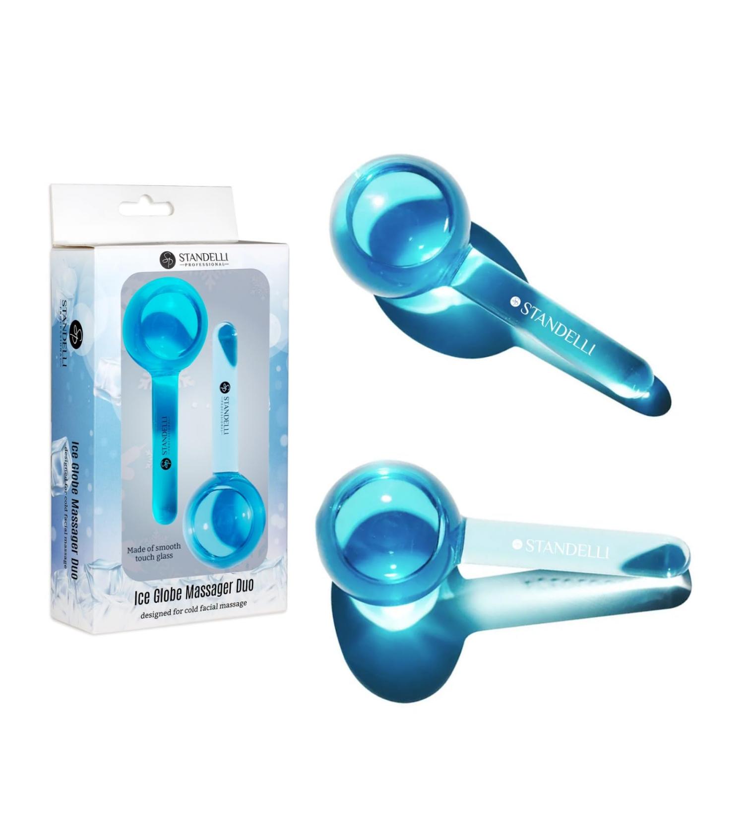 Standelli Ice Scooter & Facial Ice Globes - Cold Therapy for Skin Tightening & Swelling Reduction - Buy Online on GoSupps.com