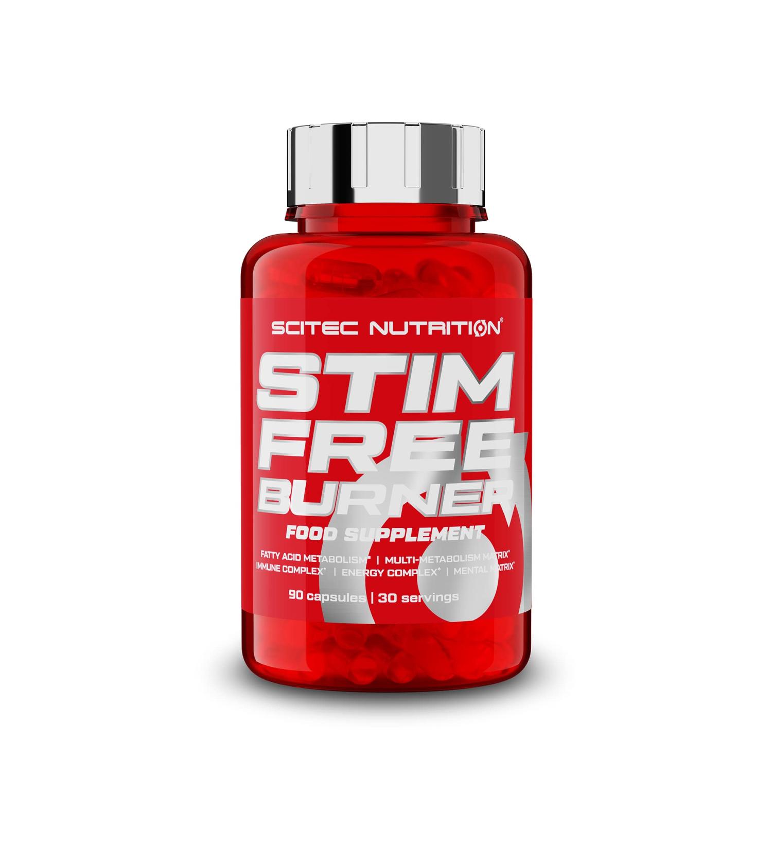 Buy Scitec Nutrition Stim-Free Burner Capsules | L-Carnitine CLA HCA Amino Acids & Vitamins - 90 Capsules | International Shipping Available - Buy Online on GoSupps.com