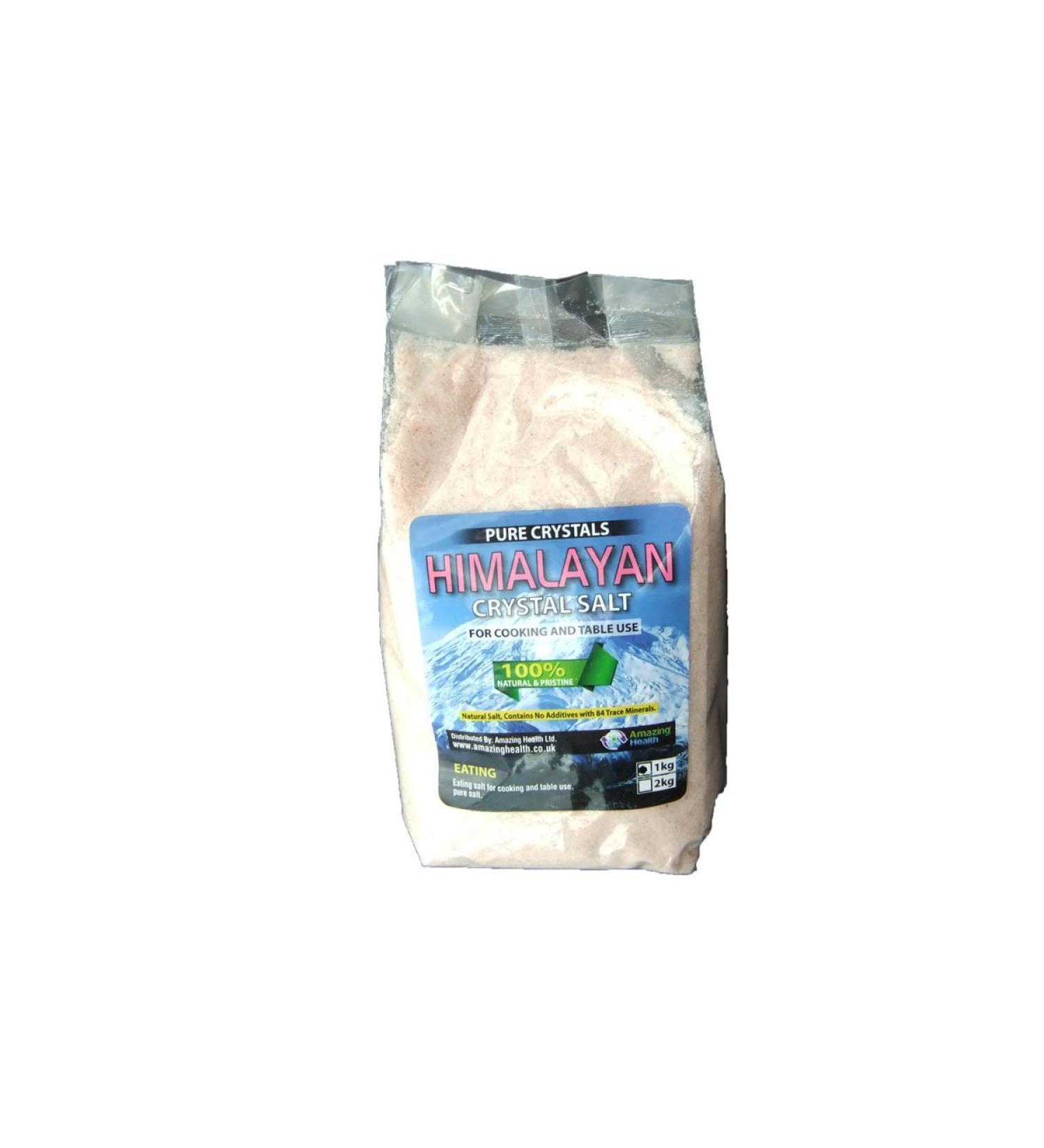 Amazing Health Himalayan fine eating salt 1kg