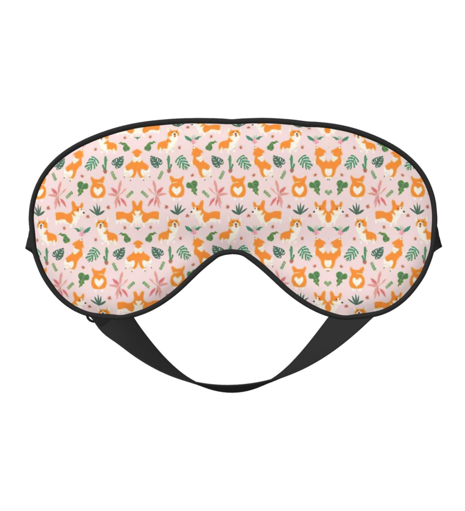 Small Size Corgi Eye Mask - Breathable Adjustable Blindfold for Sleep | Ideal Shading and Comfort - 1 Count - Buy Online on GoSupps.com