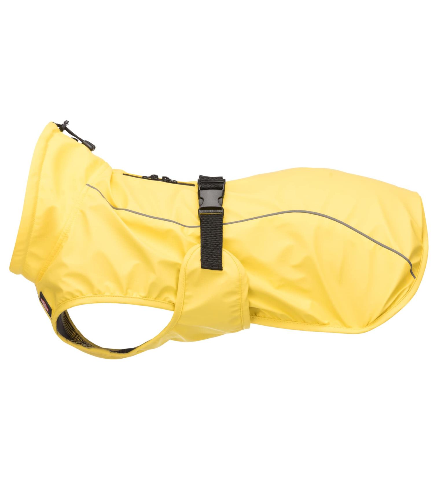 Trixie Vimy XS Yellow Dog Raincoat - Reflective Adjustable Rain Jacket for Dogs | Comfortable & Safe Weather Protection - Buy Online on GoSupps.com