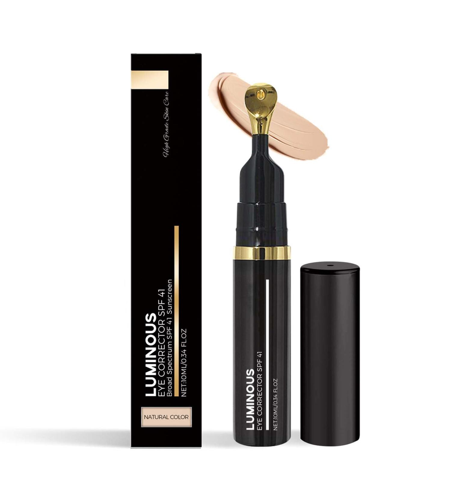 Luminous Under Eye Color Corrector Under Eye Brightener Spf 41 correcteur de couleur des yeux pour correcteur hydratant couvrant les cernes finition naturelle (couleur naturelle 10 ml) - Buy Online on GoSupps.com