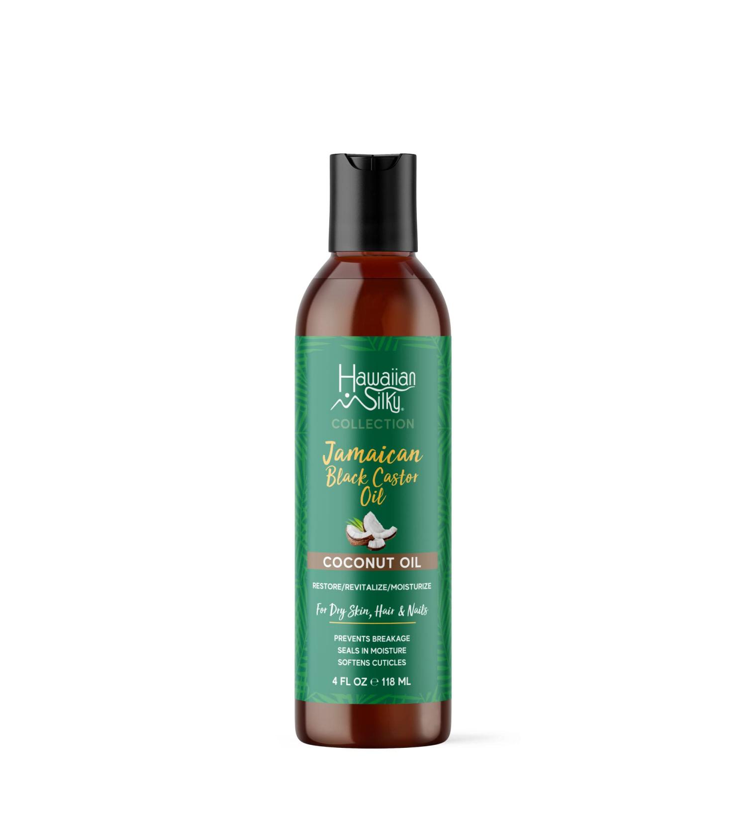 Hawaiian Silky Jamaican Black Castor & Coconut Hair and Body Oil - Buy Online on GoSupps.com
