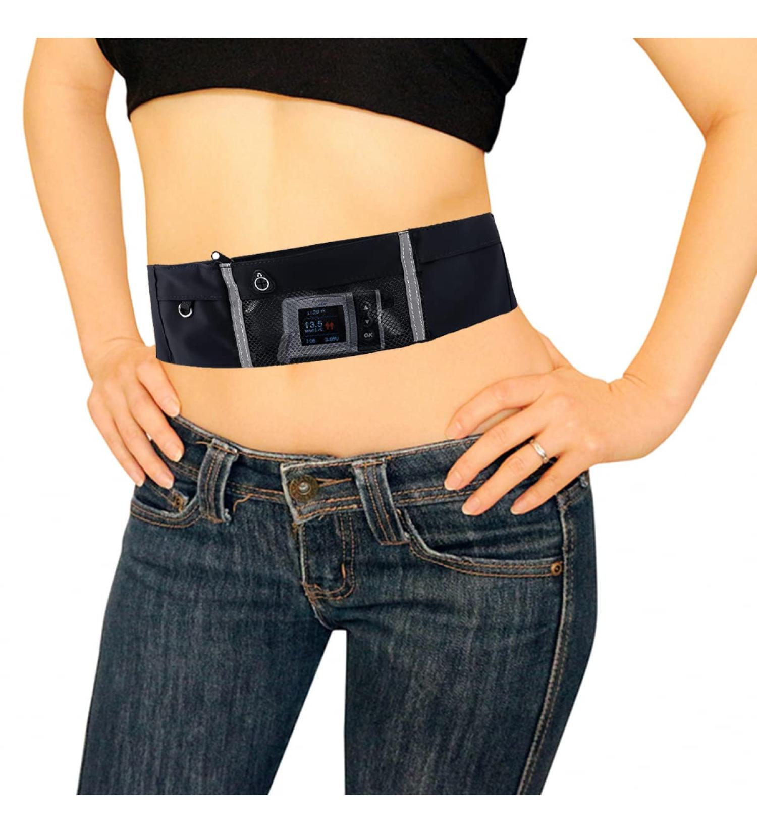 Insulin Pump Belt Holder - Slim & Adjustable Diabetes Accessories for Men & Women - Buy Online on GoSupps.com