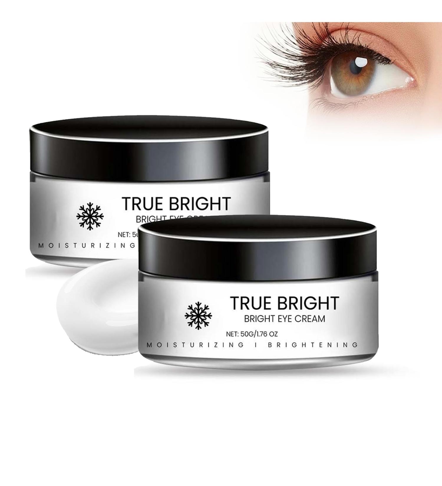 True Bright Eye Cream Eye Contour Cream Eye Bright Cream helps dark circles and tired eyes Brightening Dark Circle Eye Cream Korean Skincare - Anti-aging & anti-dark circles 15 ML (2pc) - Buy Online on GoSupps.com