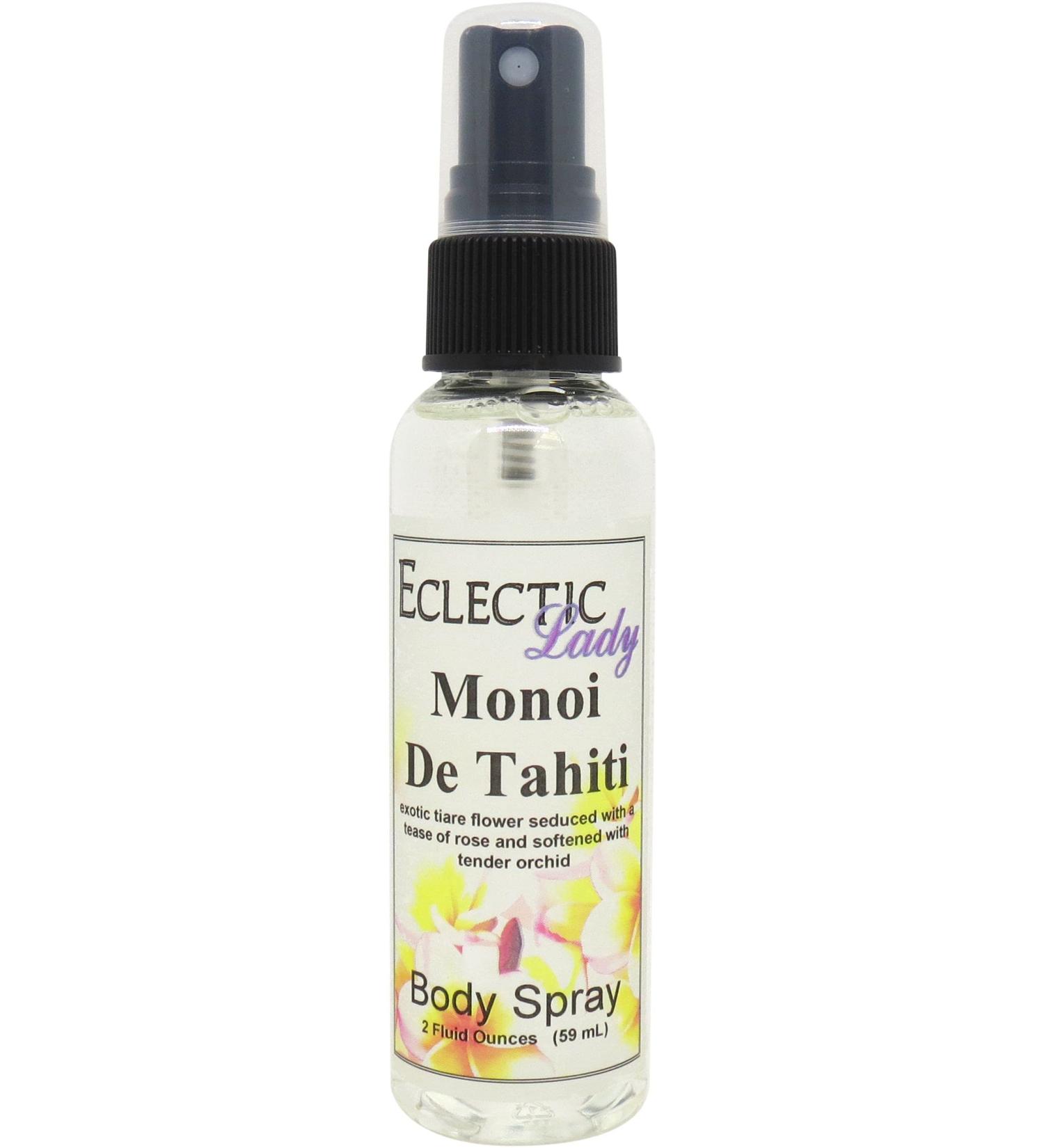 Monoi de Tahiti Body Spray 2 ounces Body Mist for Women with Clean Light & Gentle Fragrance Long Lasting Perfume with Comforting Scent for Men & Women Cologne with Soft Subtle Aroma For Daily 2 Fluid Ounces - Buy Online on GoSupps.com