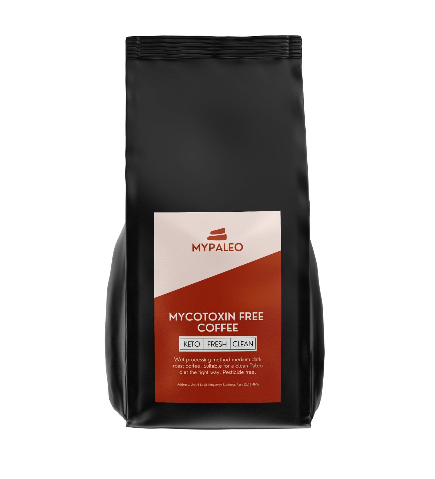 MyPaleo Strong and Dark Mycotoxin Free Coffee Fresh Roasted Clean and Natural Preworkout Pesticide Free (500g Beans) - Buy Online on GoSupps.com