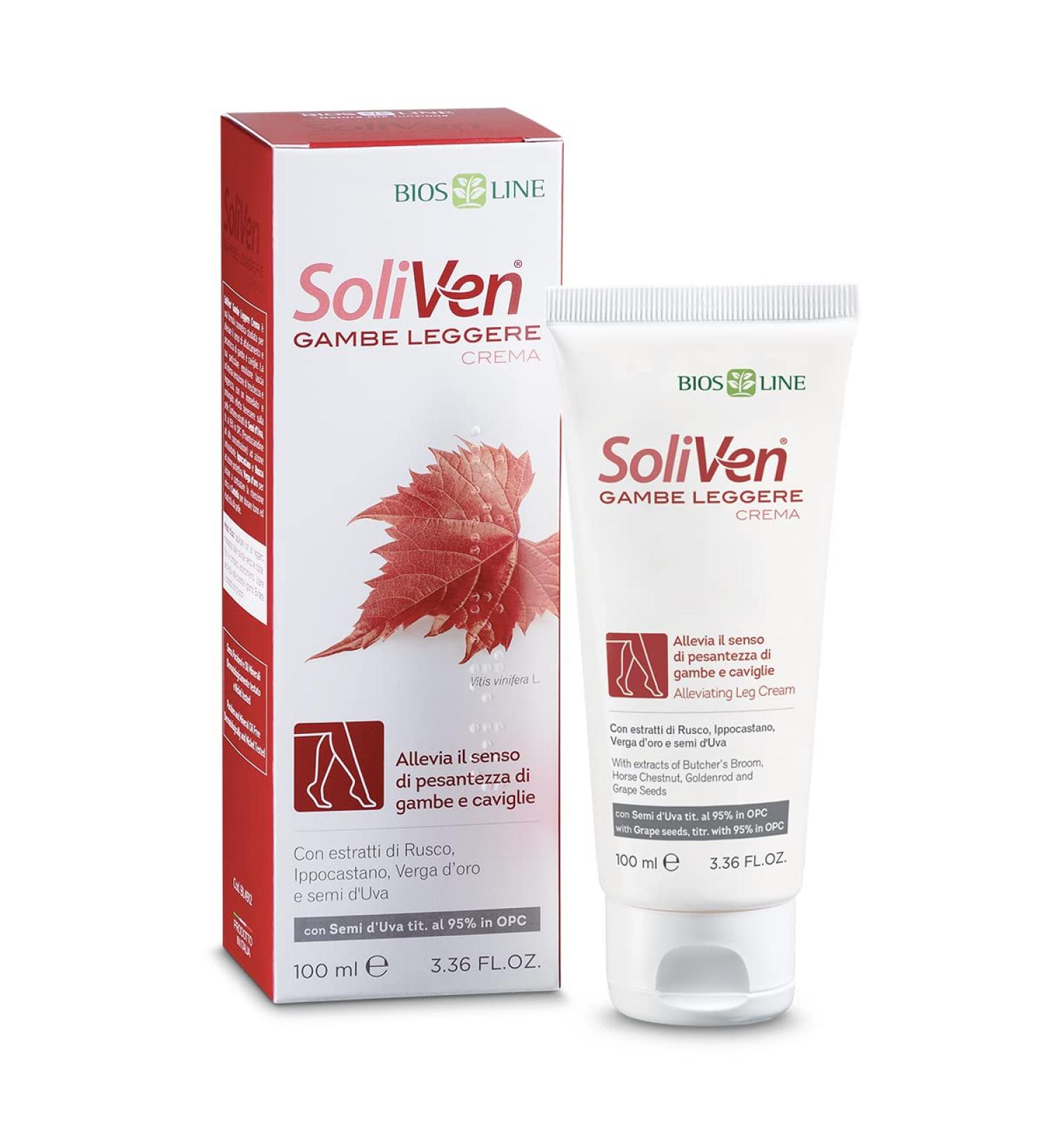 BIOSLINE SoliVenGeracht Light Cream - Leg & Ankle Relief Promotes Microcirculation 100ml | Shop Internationally - Buy Online on GoSupps.com