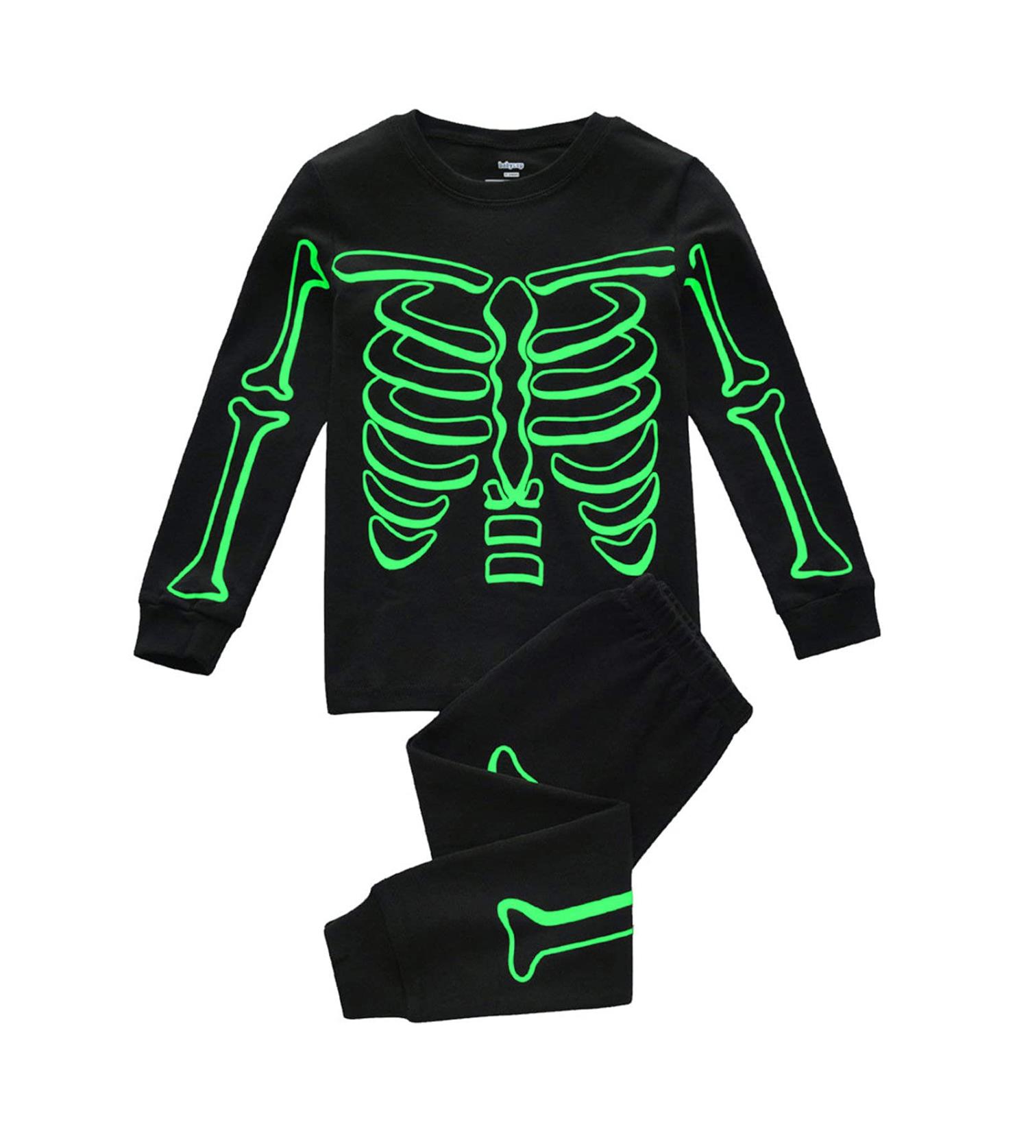 Unosheng Toddler Dinosaur Pajama Set - Bright Cotton Nightwear for Boys (5-6 Years) - Perfect Halloween Outfit - Buy Online on GoSupps.com