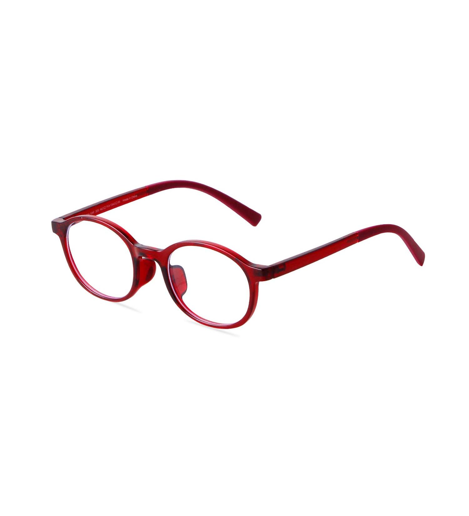 Buy Ade Wu Children's Anti-Blue Light Glasses | TR90 Round Frame for Boys & Girls | Dark Red | Protect Your Kids' Eyes - Buy Online on GoSupps.com