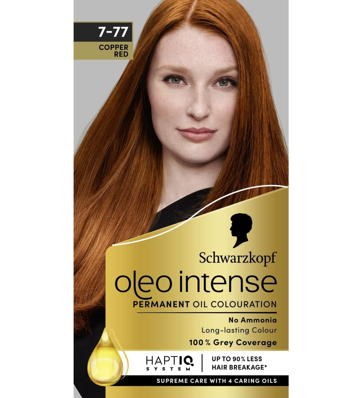 Schwarzkopf Oleo Intense Permanent Red Ginger 115g: Vibrant Hair Color - Pack of 1 - Buy Online on GoSupps.com