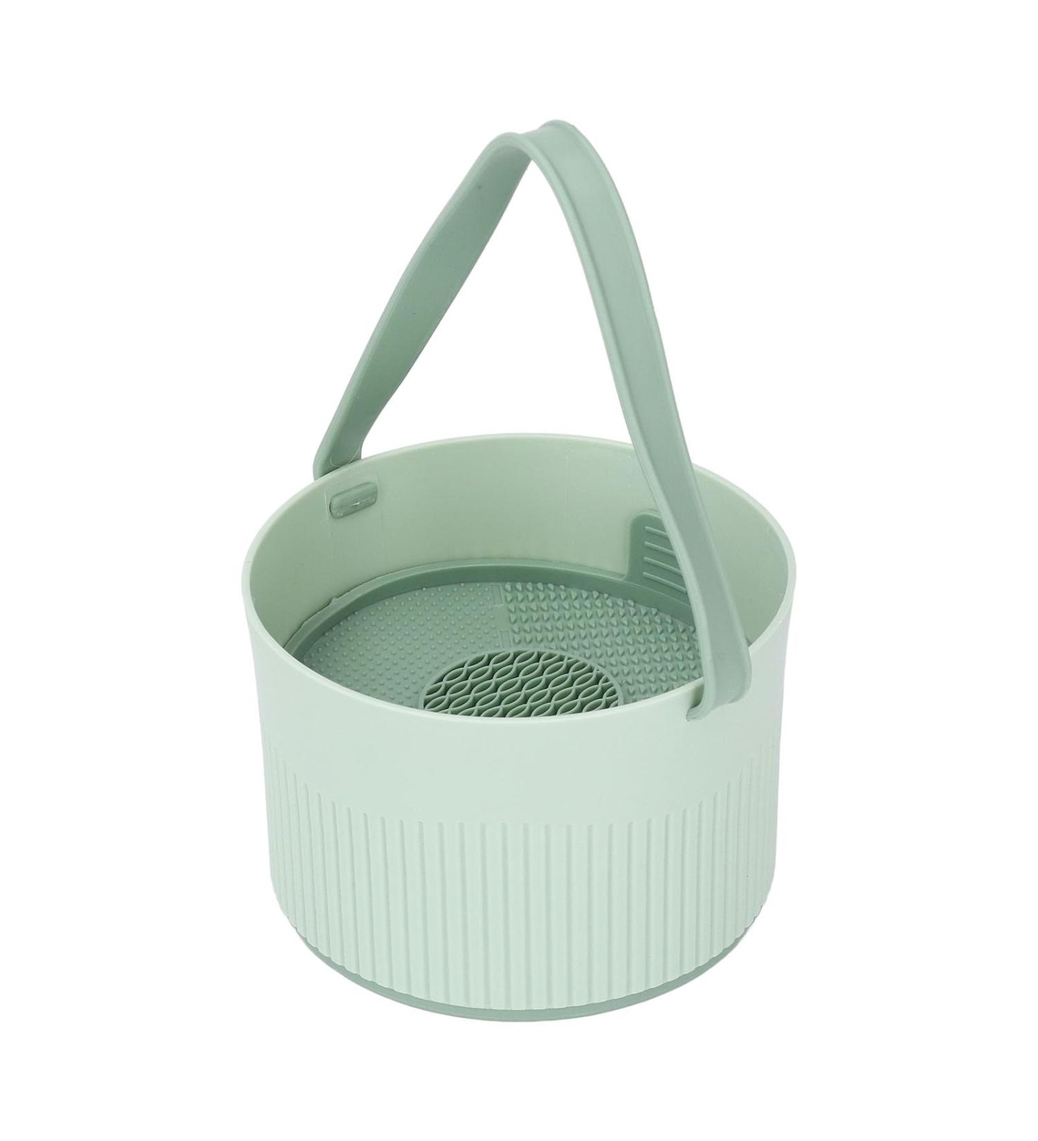 3 in 1 Silicone Makeup Brush Cleaner Bowl | Brush Drying Holder & Organizer for Easy Cleaning | Essential Cosmetic Tool for Beauty Lovers - Buy Online on GoSupps.com