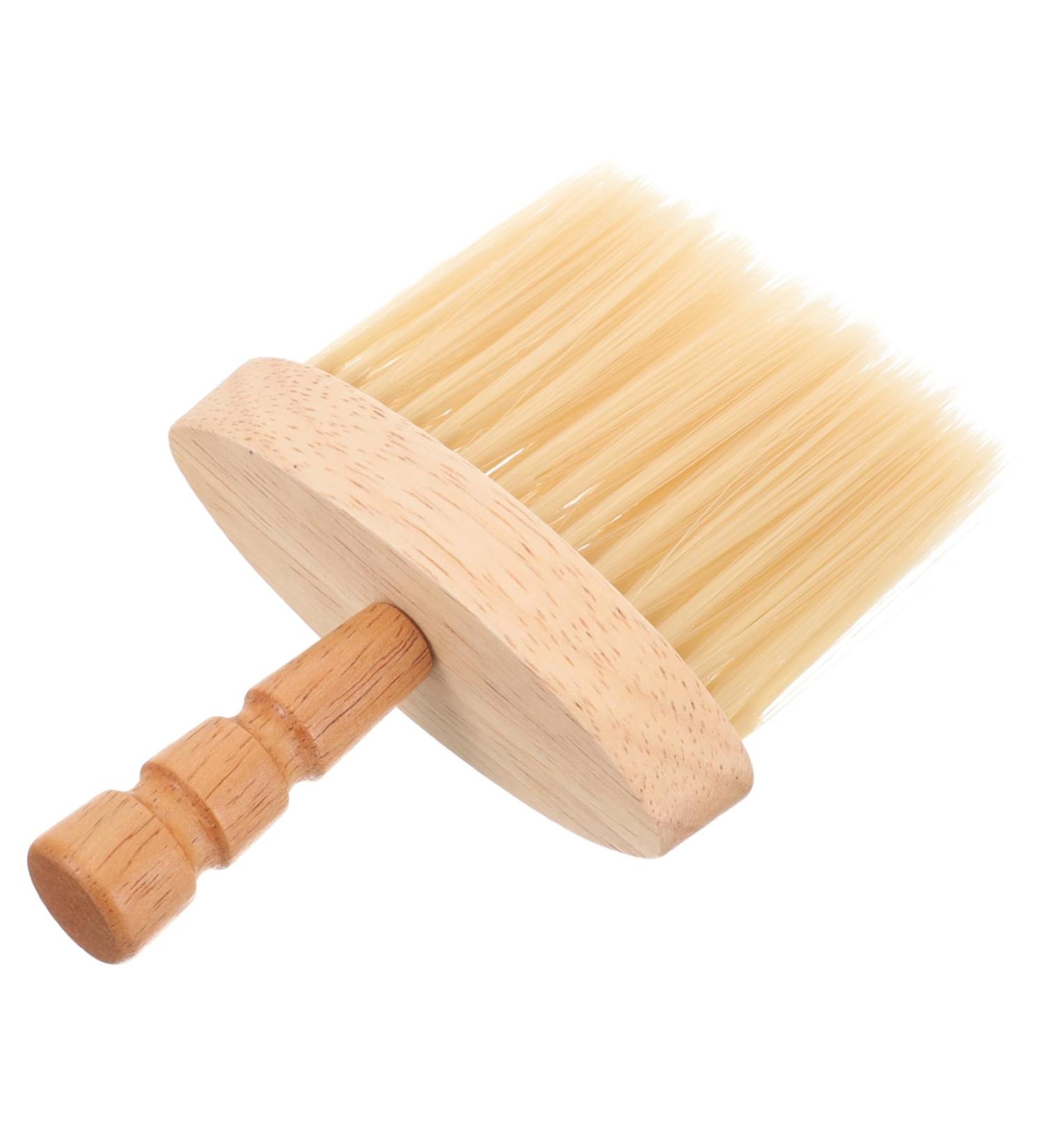 Buy Beaupretty Tool Dustwedel Hairdresser Razor Brush | Wooden Handle Salon Hairdressing Brush - Perfect for Professionals & Makeup Artists - Buy Online on GoSupps.com