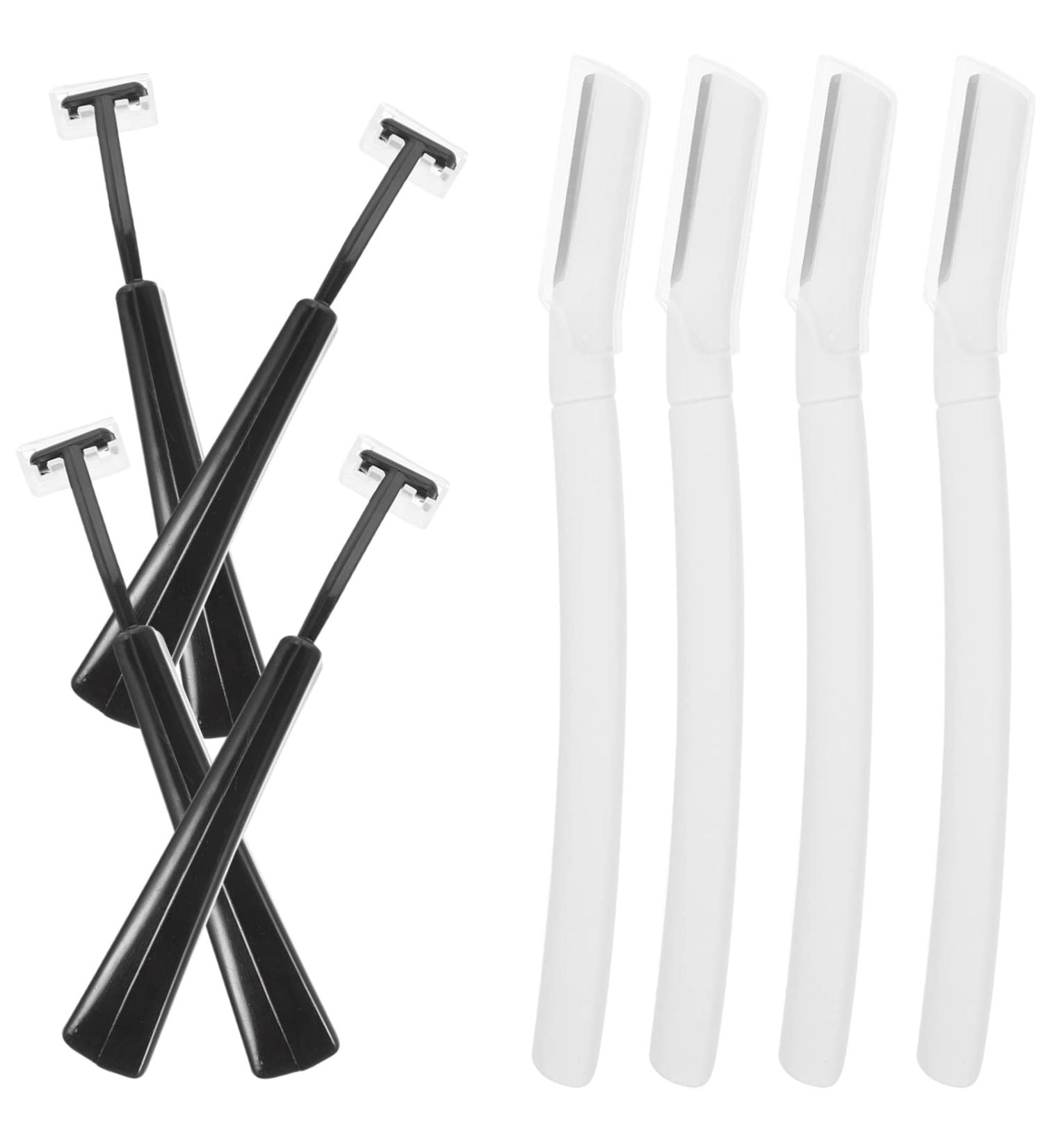 Beavorty 4 Sets Portable Eyebrow Trimmer & Razors for Men - Perfect Face Tools & Dermaplaning Tool for Precision Grooming - Buy Online on GoSupps.com