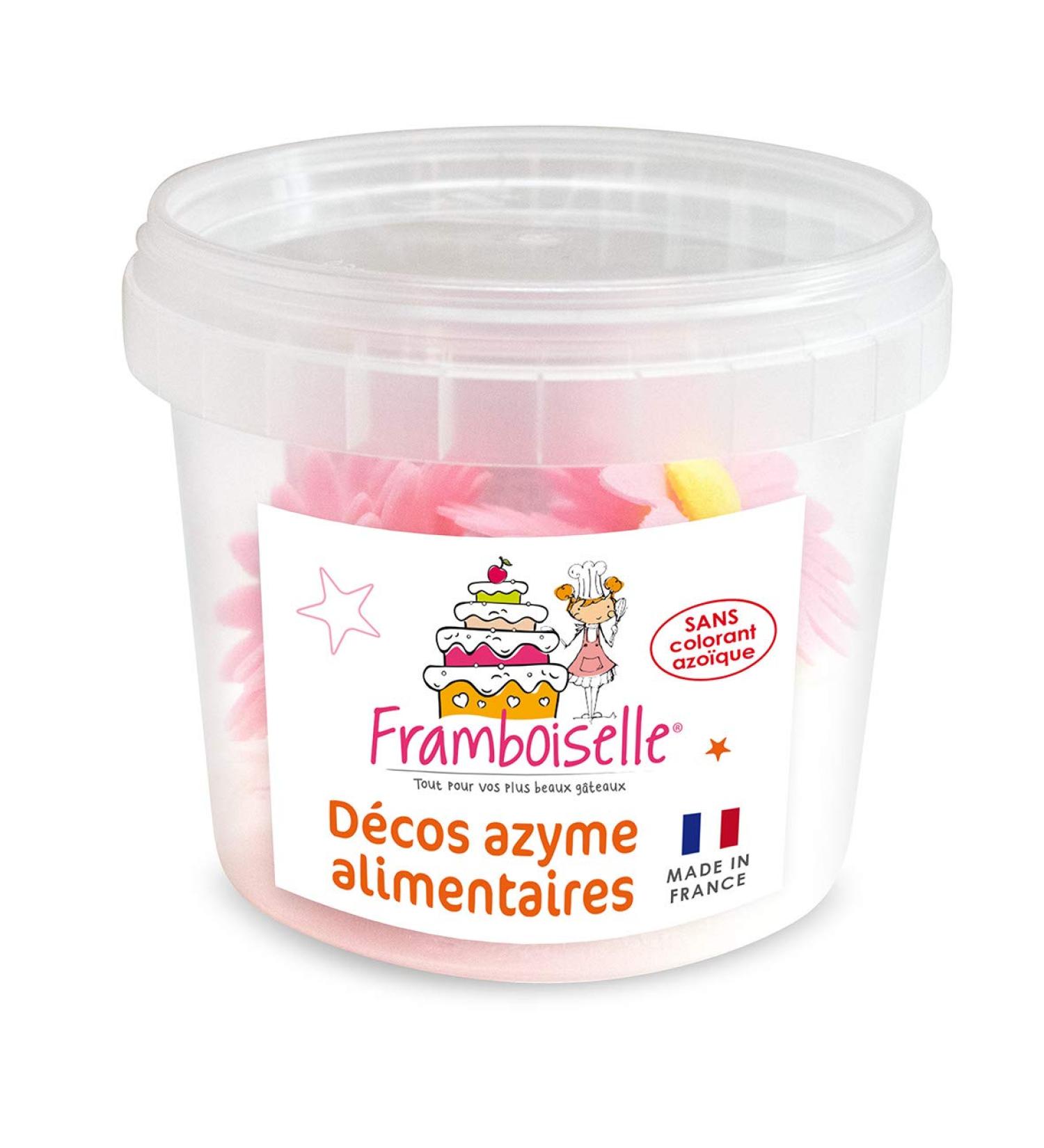 Raspberry Deco Azyme Daisies 5 g