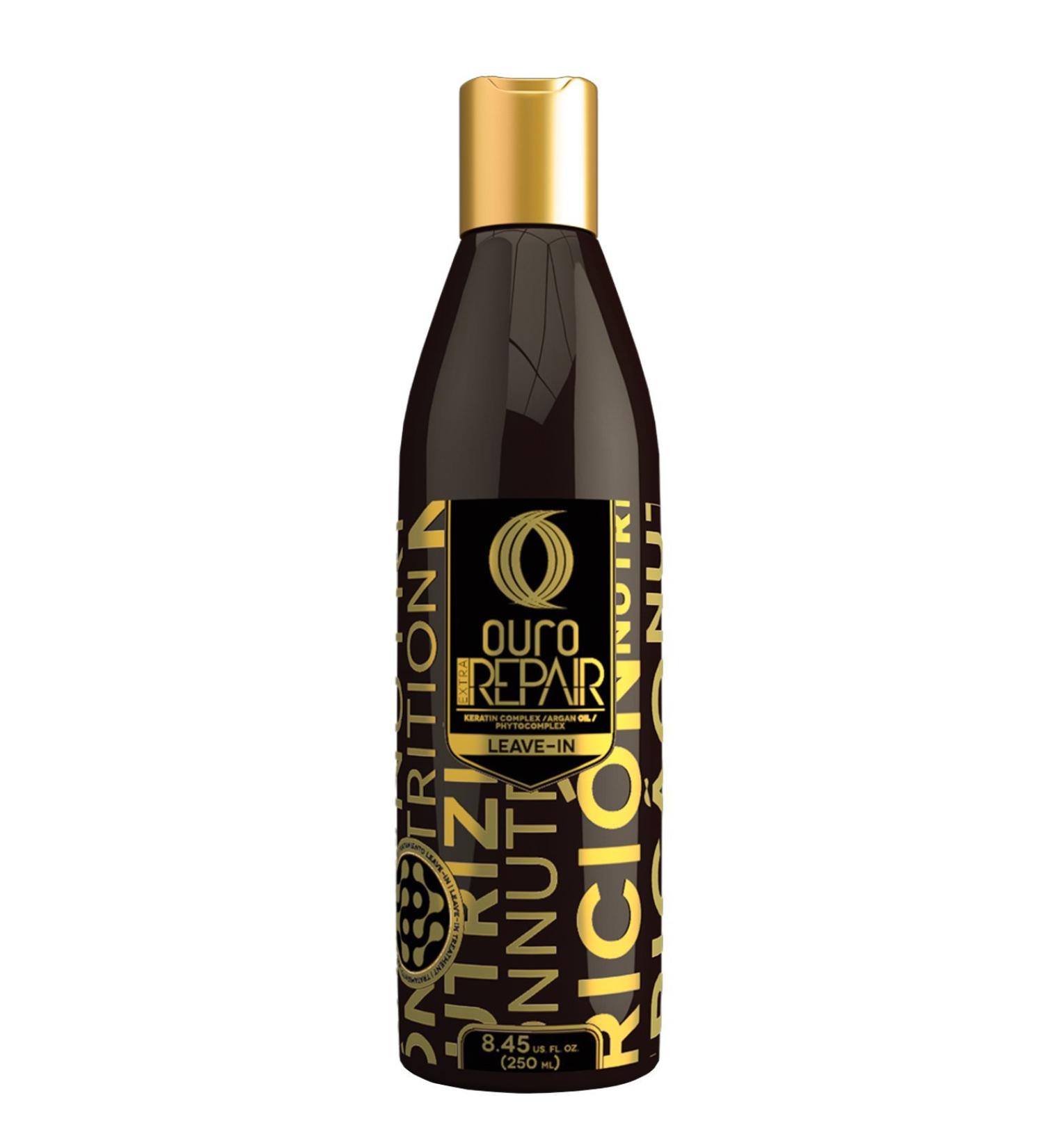 Ouro Extra Repair Keratin Complex Argan Oil Leave In Treatment 8.45 oz
