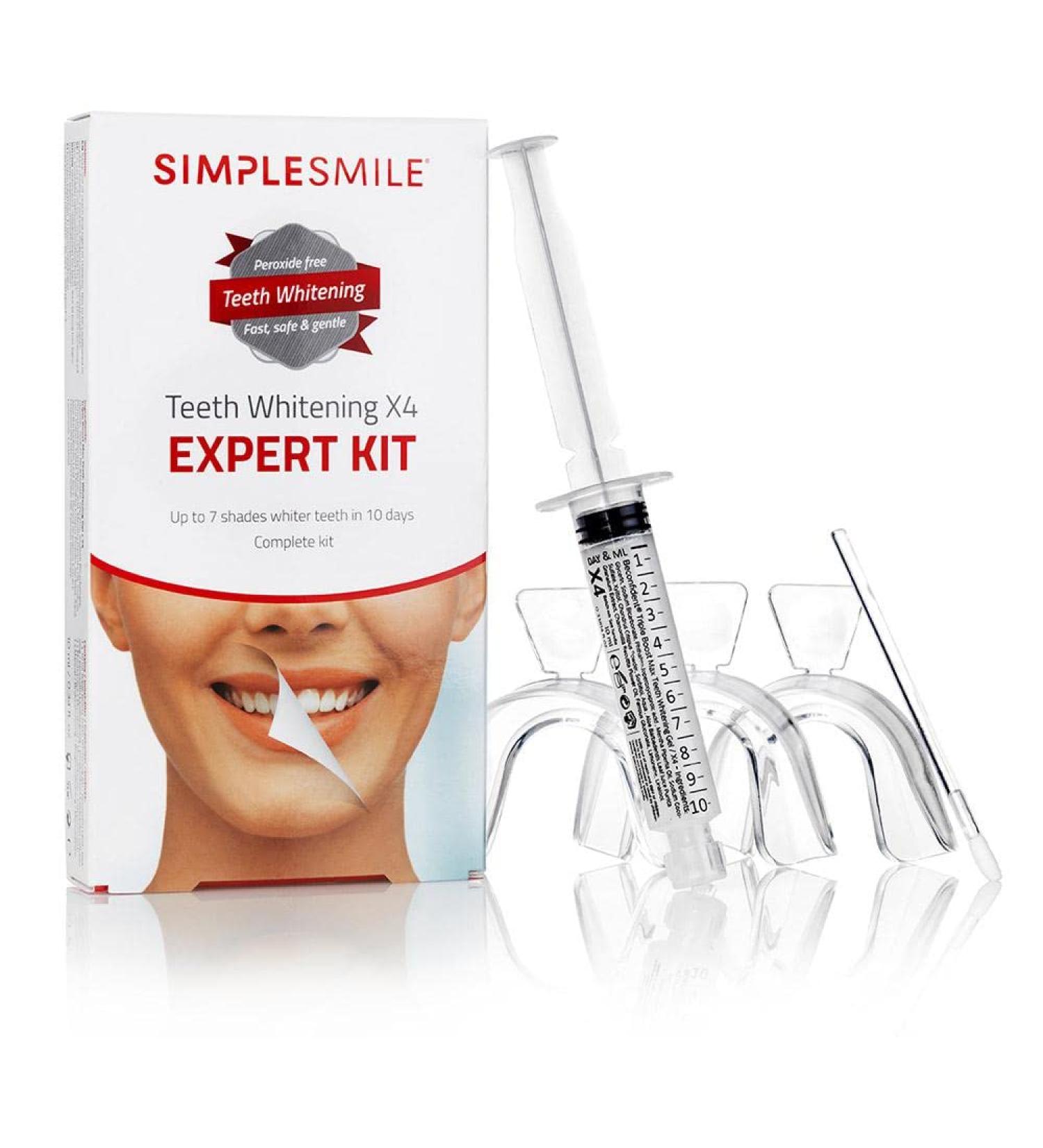 SIMPLESMILE teeth whitening X4 expert kit 5 u