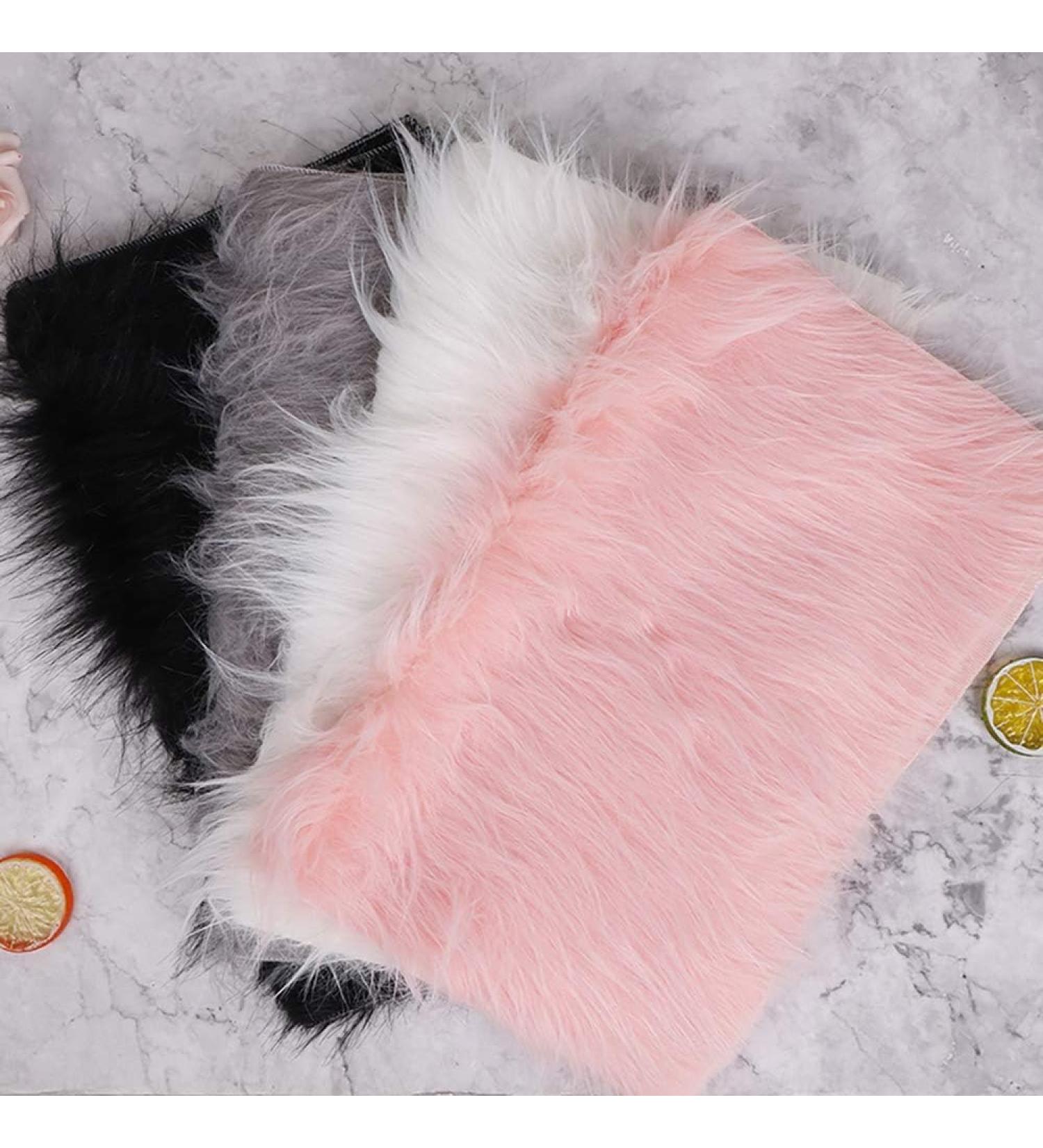 Nail Background Mat for Pictures 1pc Nail Photo Props Faux Fur Nail Mat for Pictures.15 * 19inches (White) - Buy Online on GoSupps.com