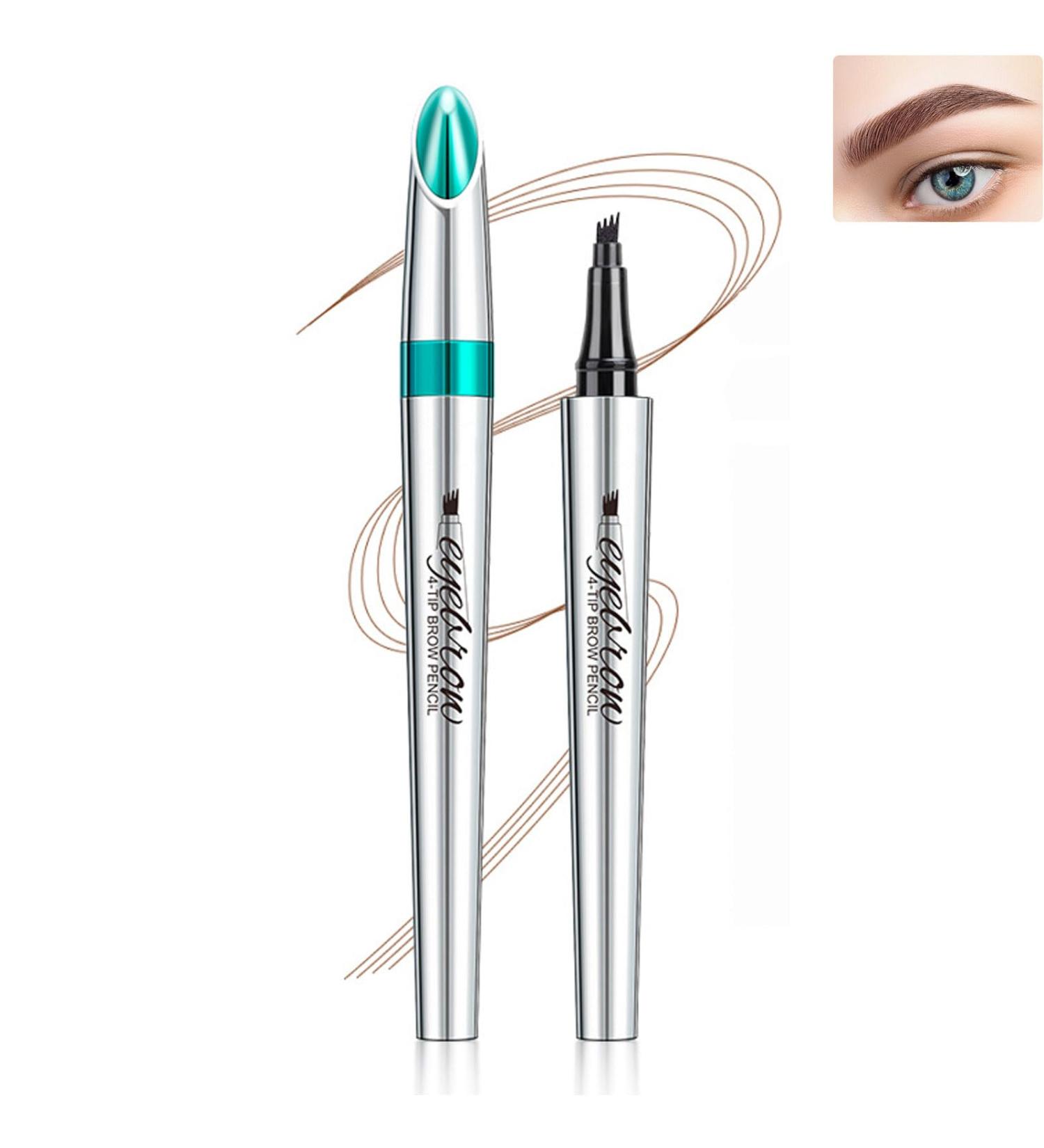 Blapee Eyebrow Pencil Blapee Waterproof Makeup Eyebrow Pen Blapee Eyebrow Microblading Pen Micro 4 Point Brow Pen (03#) - Buy Online on GoSupps.com