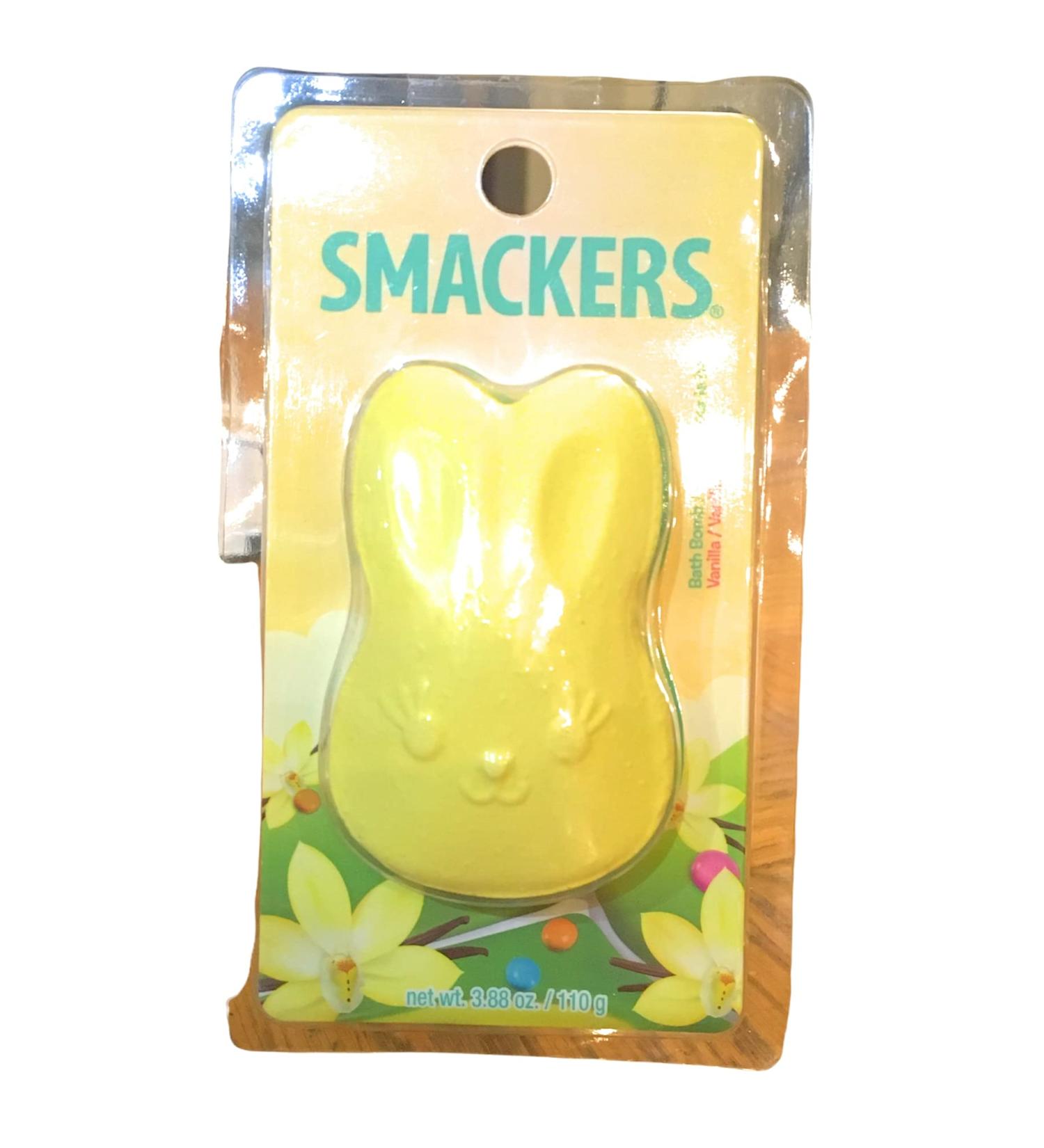 (1) 3.88 oz Smacker Vanilla Scented Bunny Shaped Bath Bomb- Great for Easter Gift