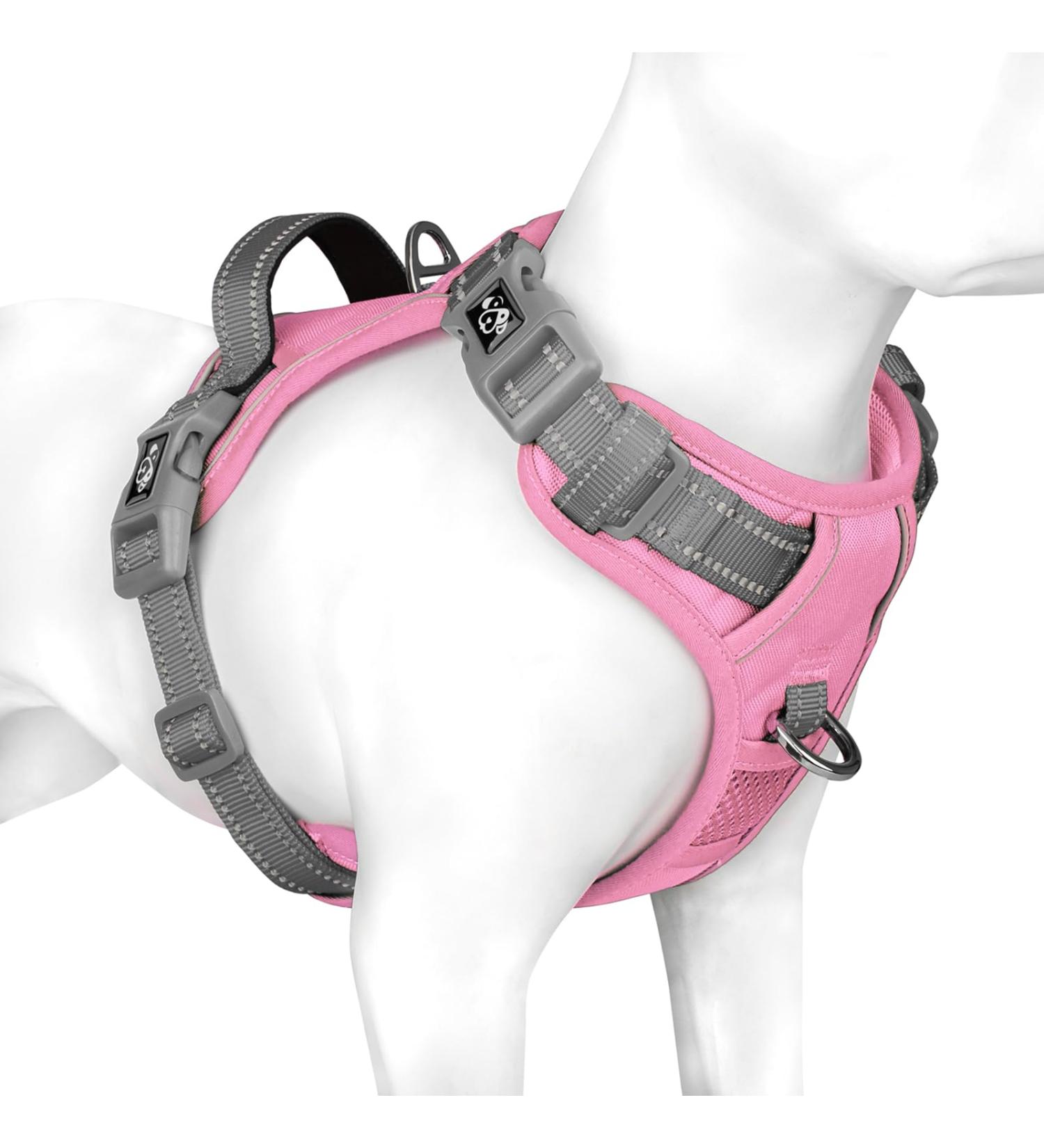 Phoepet No Pull Dog Harness - Reflective Vest with Soft Training Handle for All Dog Sizes | Babyosa Gray XL Carrier - Buy Online on GoSupps.com