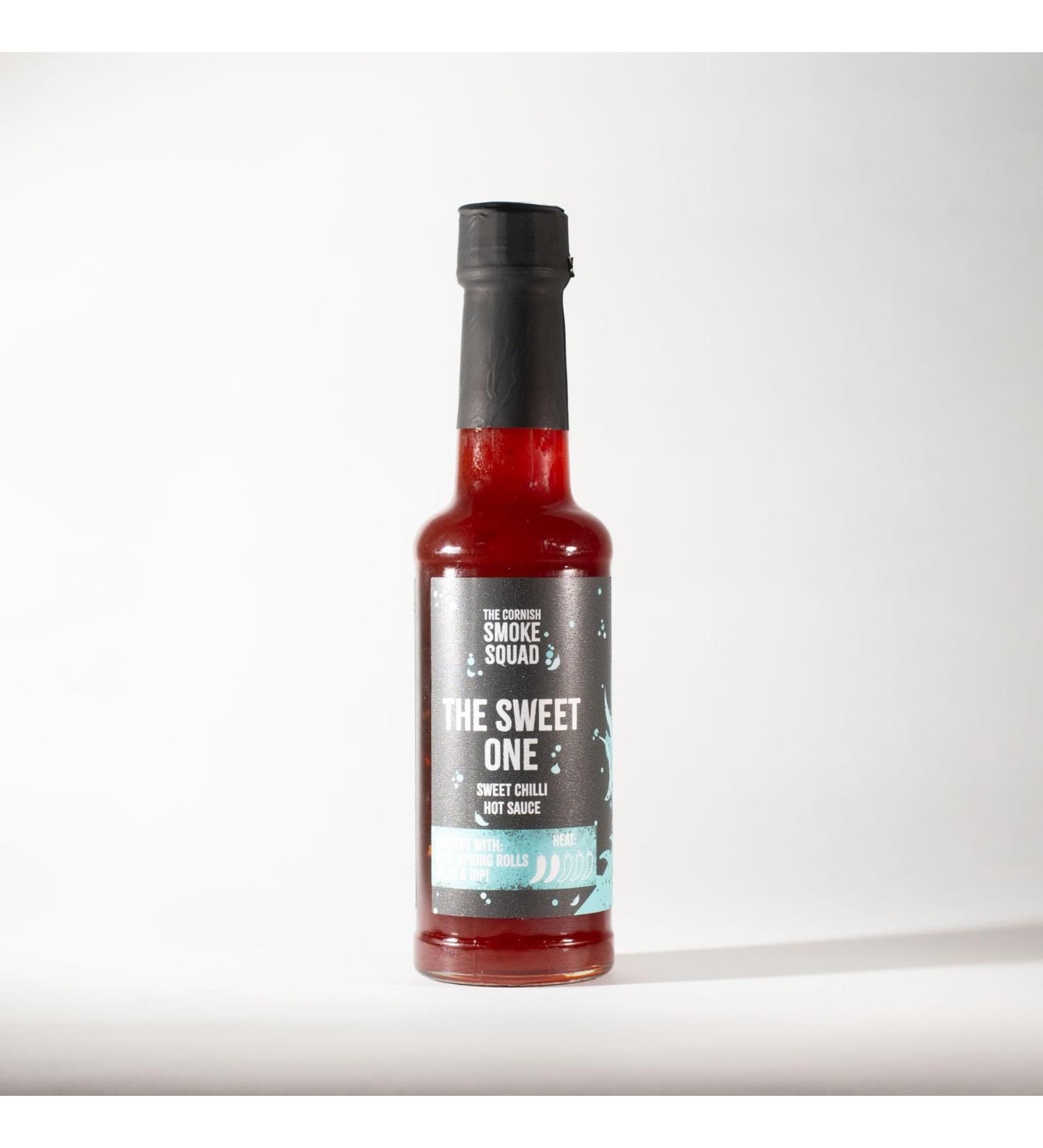 Sweet Chilli Sauce - Vegan & Mild Gluten Free Spicy Condiment | 150ml | The Sweet One by Cornish Smoke Squad - Buy Online on GoSupps.com