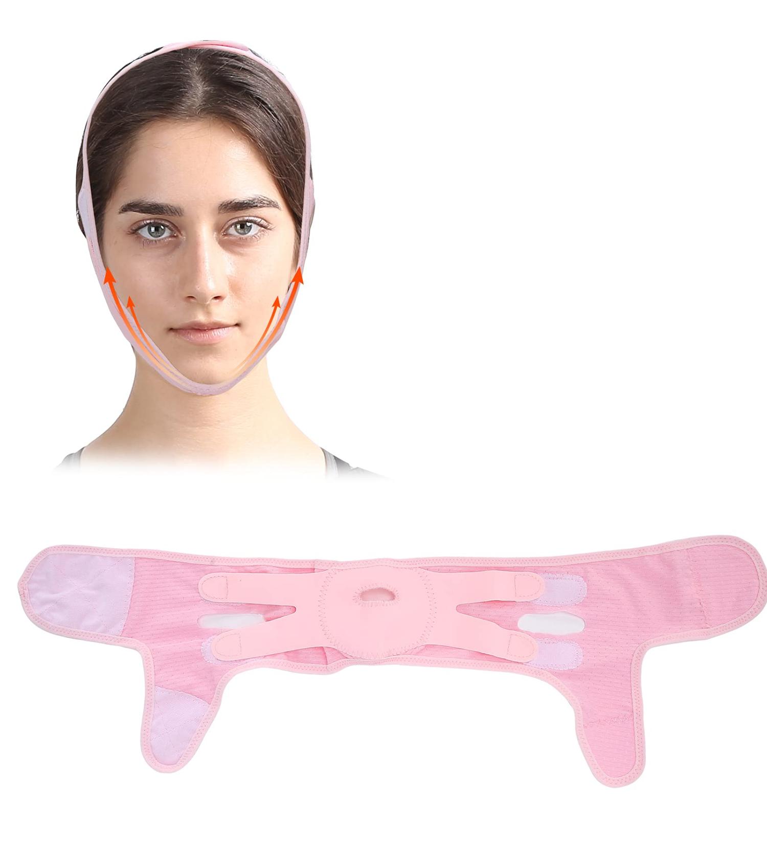 Facial Slimming Strap - Double Chin Reducer & V-Line Lifting Face Shaper | International Shipping Available - Buy Online on GoSupps.com