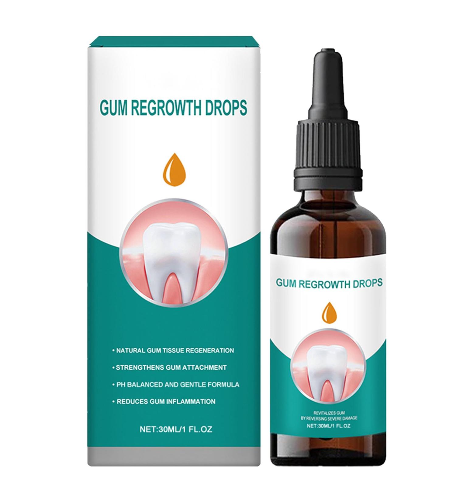  GNAUMORE Dentizen Drops Gum Regeneration Gel Regenerating Gum Gel Gum Regrowth Drops Gum Growth Drops Gum Regrowth Repair - Buy Online on GoSupps.com