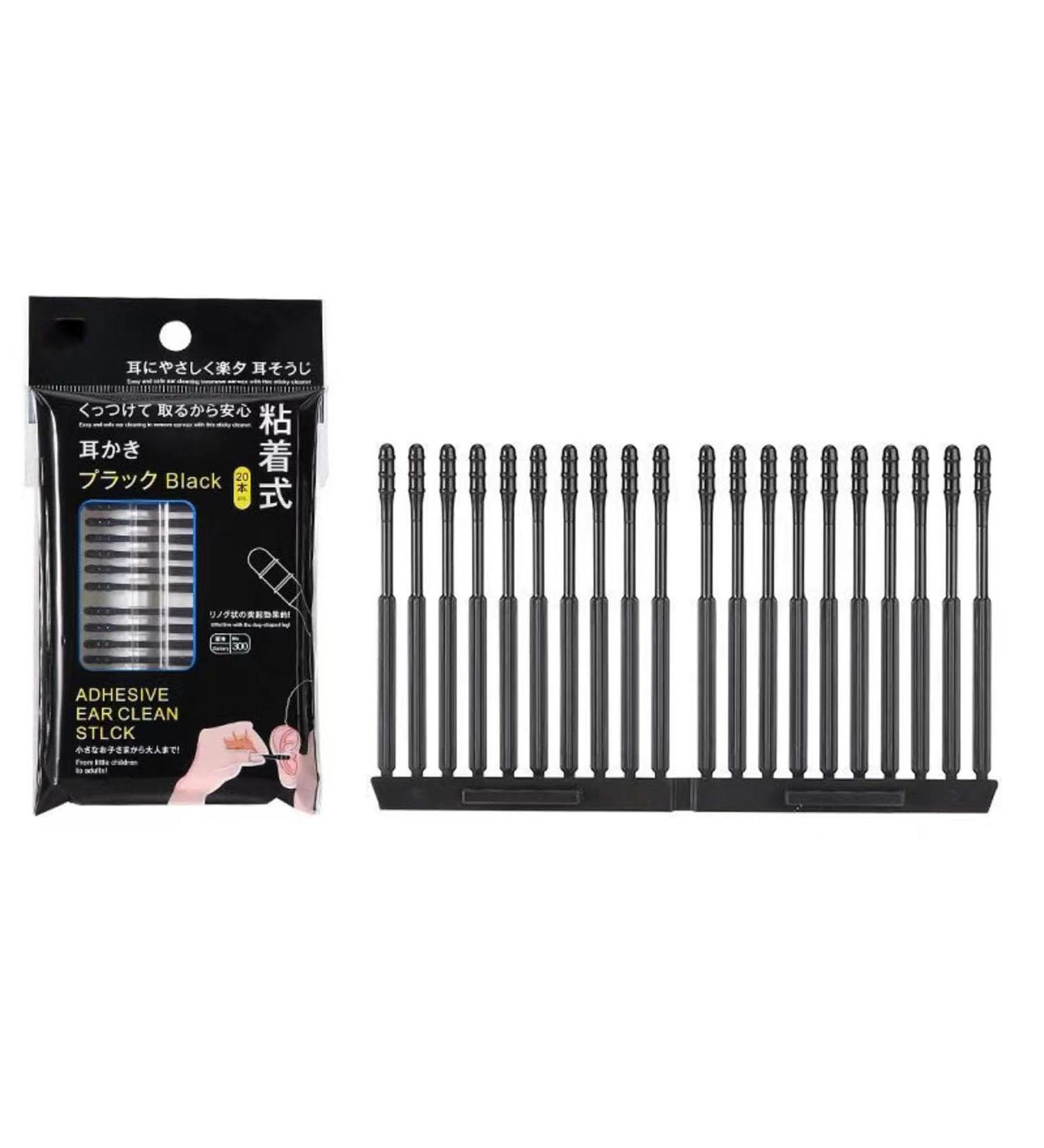 Ear Scoop Disposable Sticky Ear Stick Ear Cleaning Adhesive Ear Hollowing Stick Ear Wax Cleaner (Pack of 40) - Buy Online on GoSupps.com