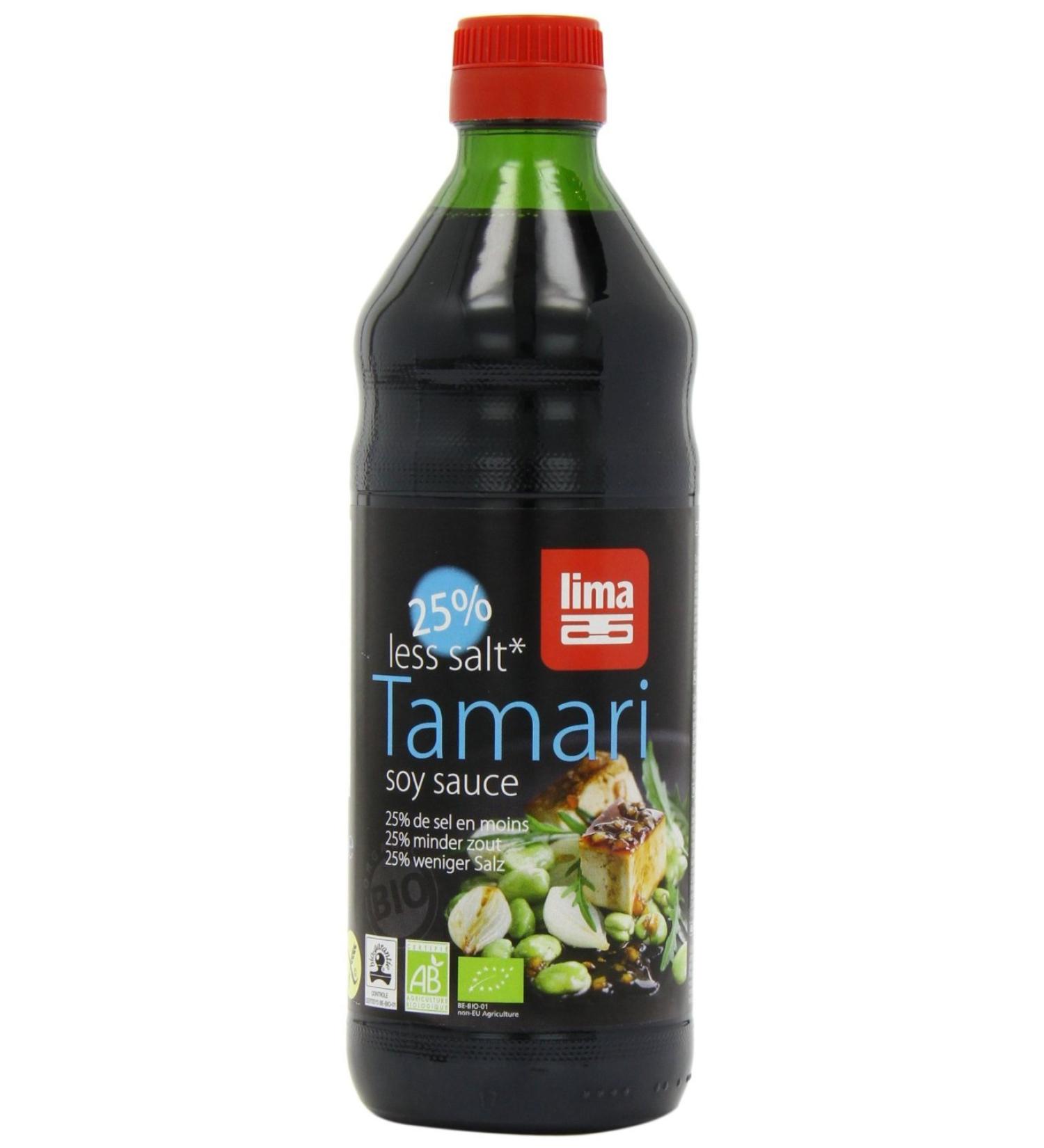 Lima Lima Tamari 25% less salt 500 ml