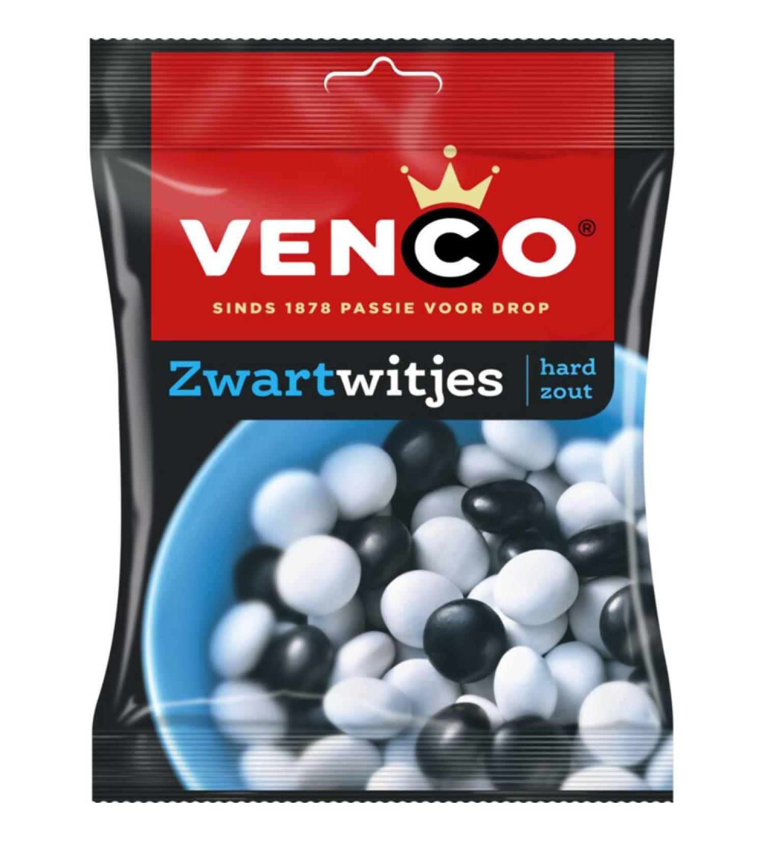 Venco Licorice | Venco Black and White | Venco Dutch Liquorice | Dutch Liquorice | 9.7 Ounce Total