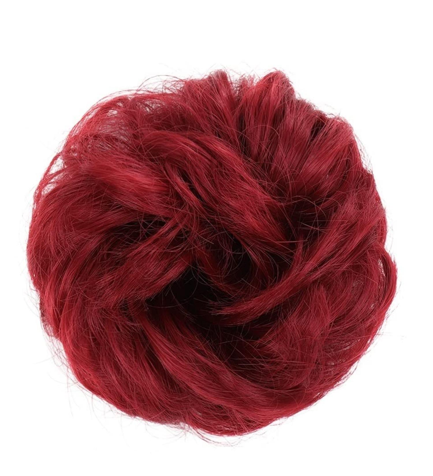 Messy Bun Hair Piece for Women Donut Hair Bun Scrunchie for Women Girls Curly Wave Synthetic Chignon Hairpiece with Rubber Band Messy Bun Hair Pieces Extensions Fake Hair Accessories for Women Girl 101 - Buy Online on GoSupps.com