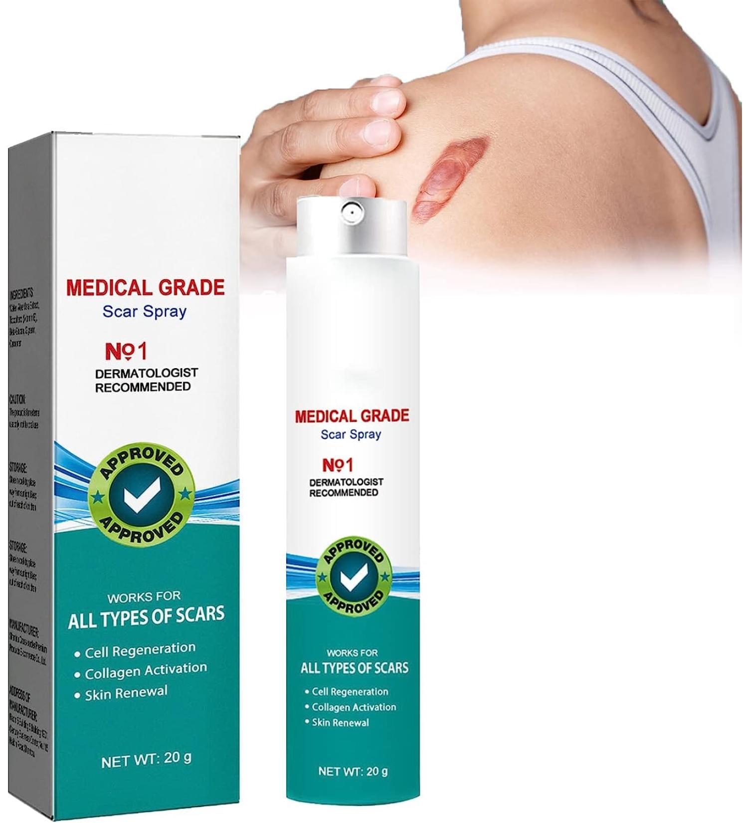 Nihexo 20g Medical Grade Scar Spray - Effective Scar Removal Treatment for All Scars - Buy Online on GoSupps.com