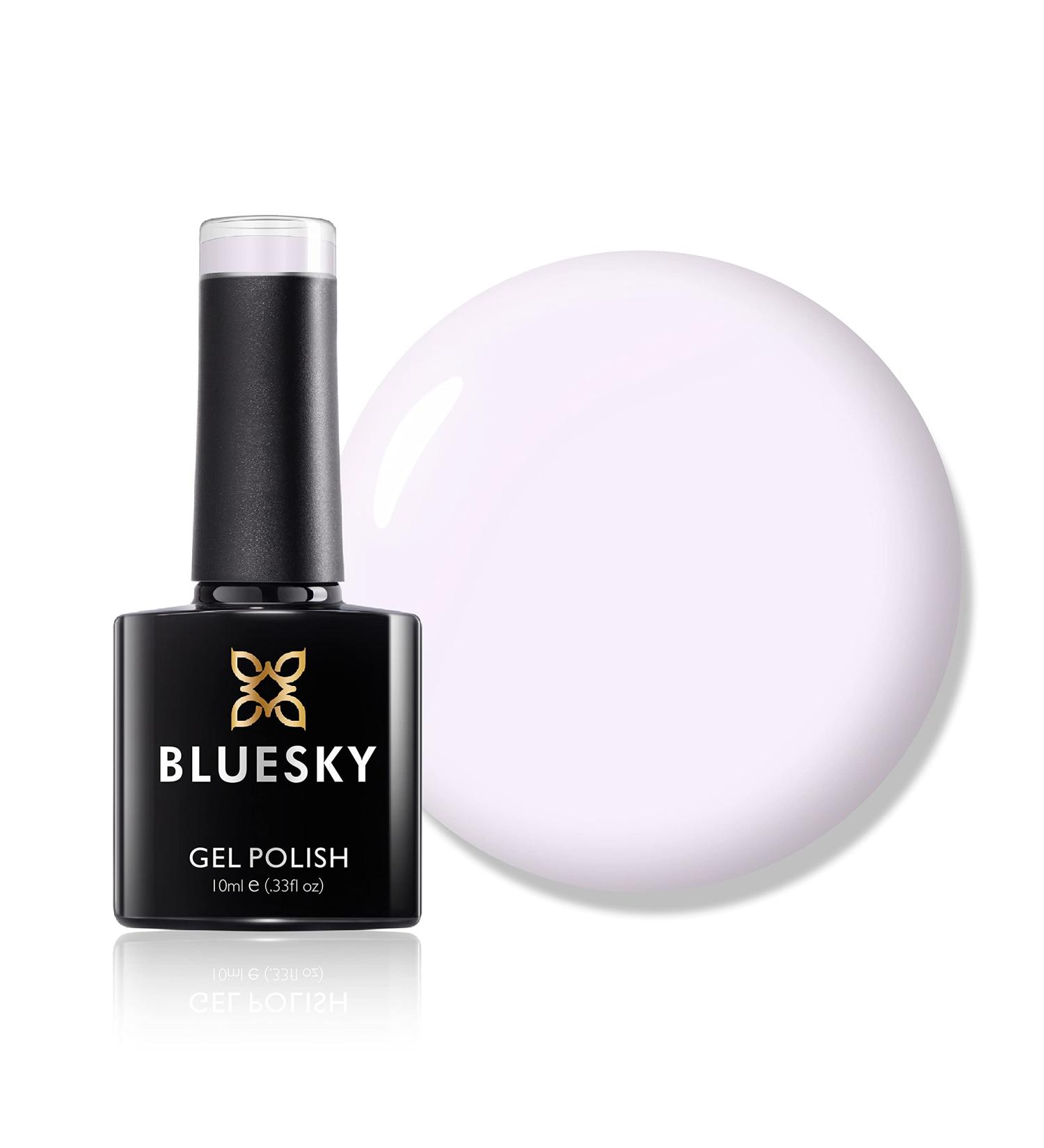 Bluesky Gel Nail Polish Clear Pink 80523 Baby Pink French French Manicure Lemonade Light Pink Long Lasting Chip Resistant 10 ml (Requires Drying Under UV LED Lamp) Clear Pink 10 ml (Pack of 1) - Buy Online on GoSupps.com