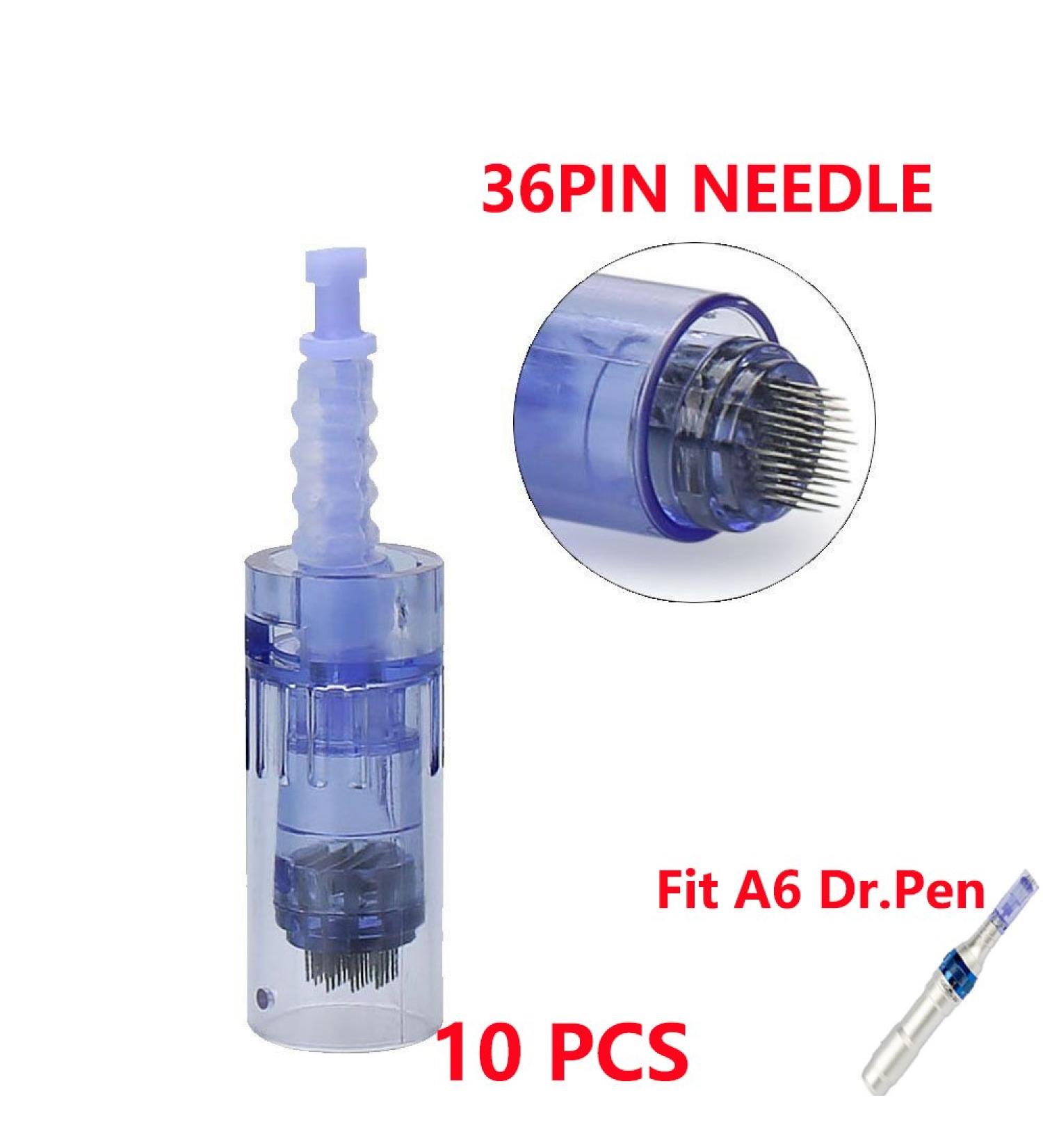 Xkylo Automatic Micro & Nanoneedle Therapy System for Ultima A6 Dr.Pen - 10 Blue Tips with 36 Needles | Fast International Shipping - Buy Online on GoSupps.com