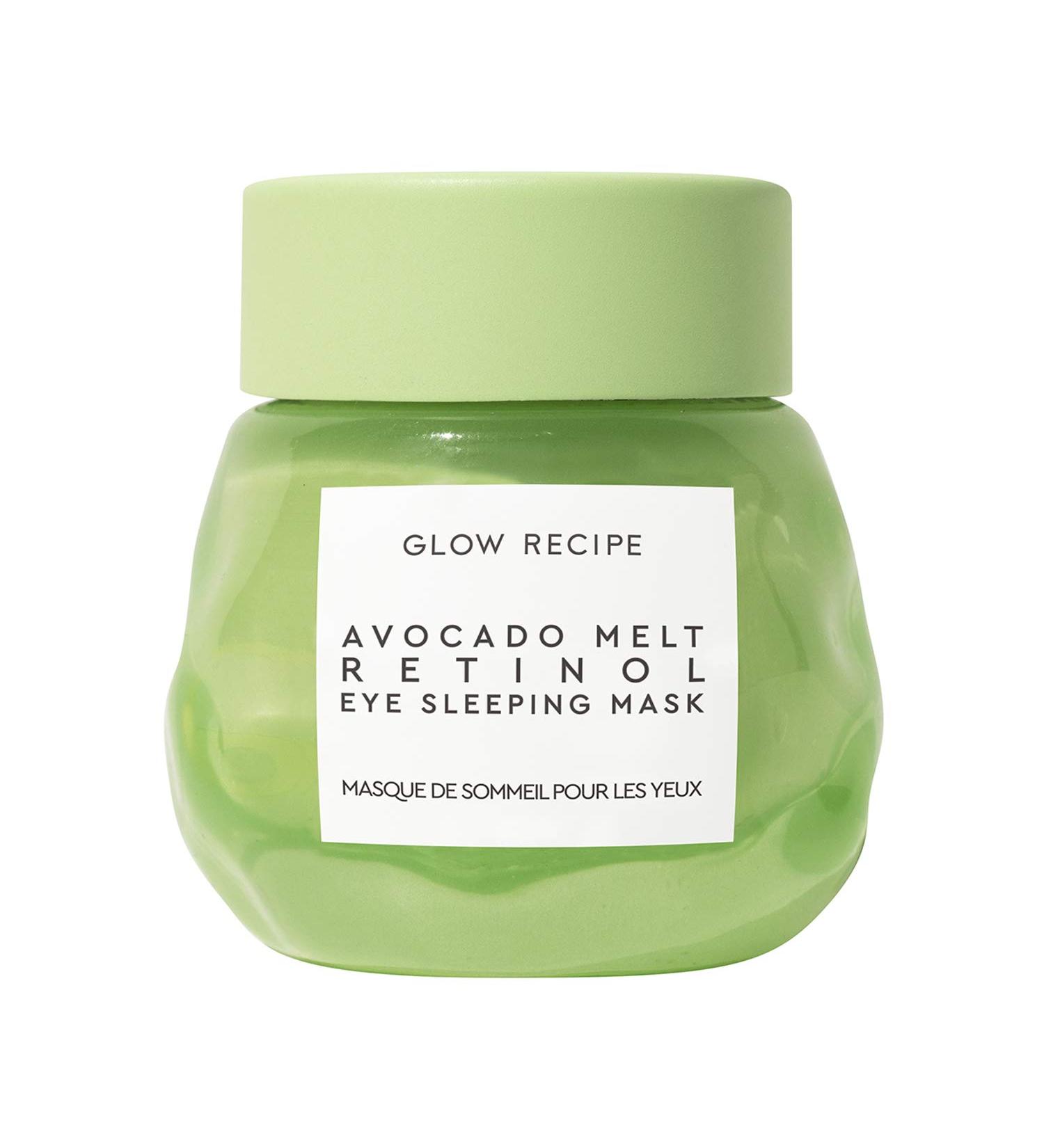 Glow Recipe Avocado Melt Retinol Eye Sleeping Mask 15ml - Anti-Aging Overnight Eye Cream with Niacinamide & Coffeeberry for Hydration and De-Puffing - Buy Online on GoSupps.com