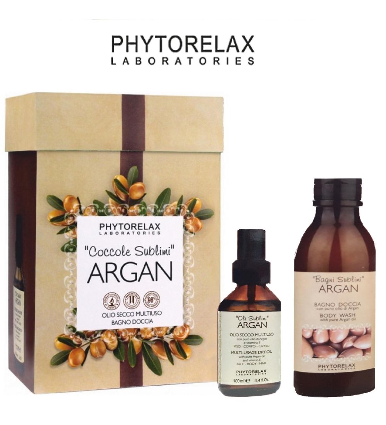 Phytorelax - Coccole Sublimi - 100ml multi-function dry oil + 250ml shower gel