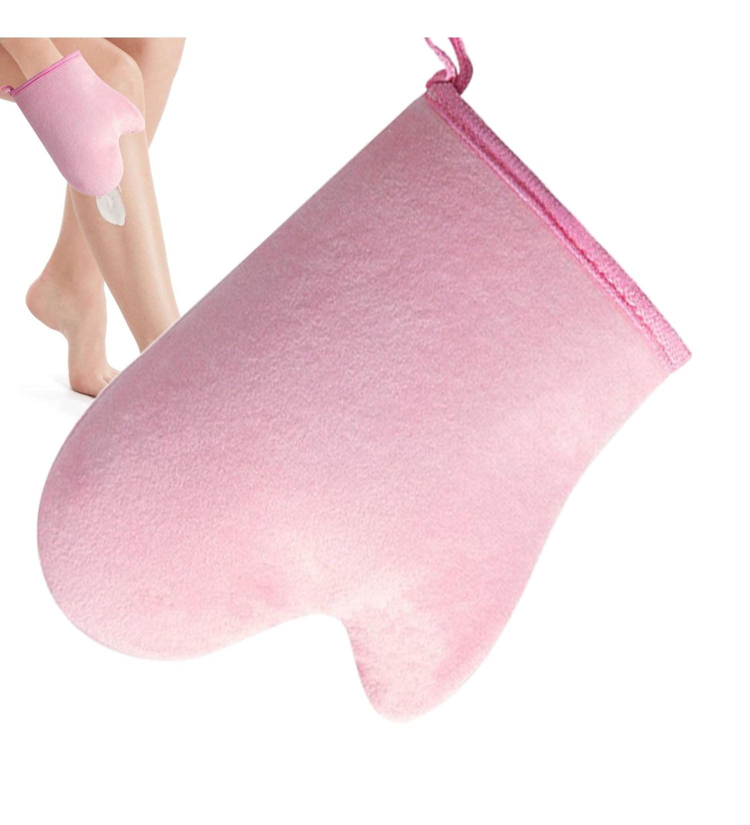  Generisch self tanner self tanning applicator ultra soft flocked applicator with thumb and reusable handle for women and men body lotions and mousse - Buy Online on GoSupps.com