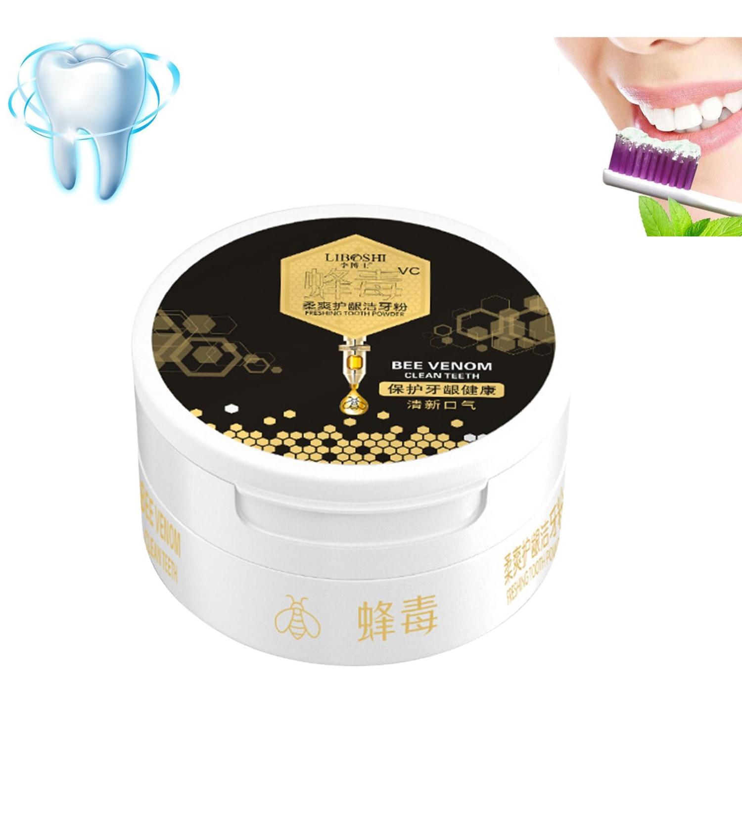 Beeing Gift Powder - Natural Toothpaste Powder for Tartar Removal & Fresh Breath | 1PC - Buy Online on GoSupps.com