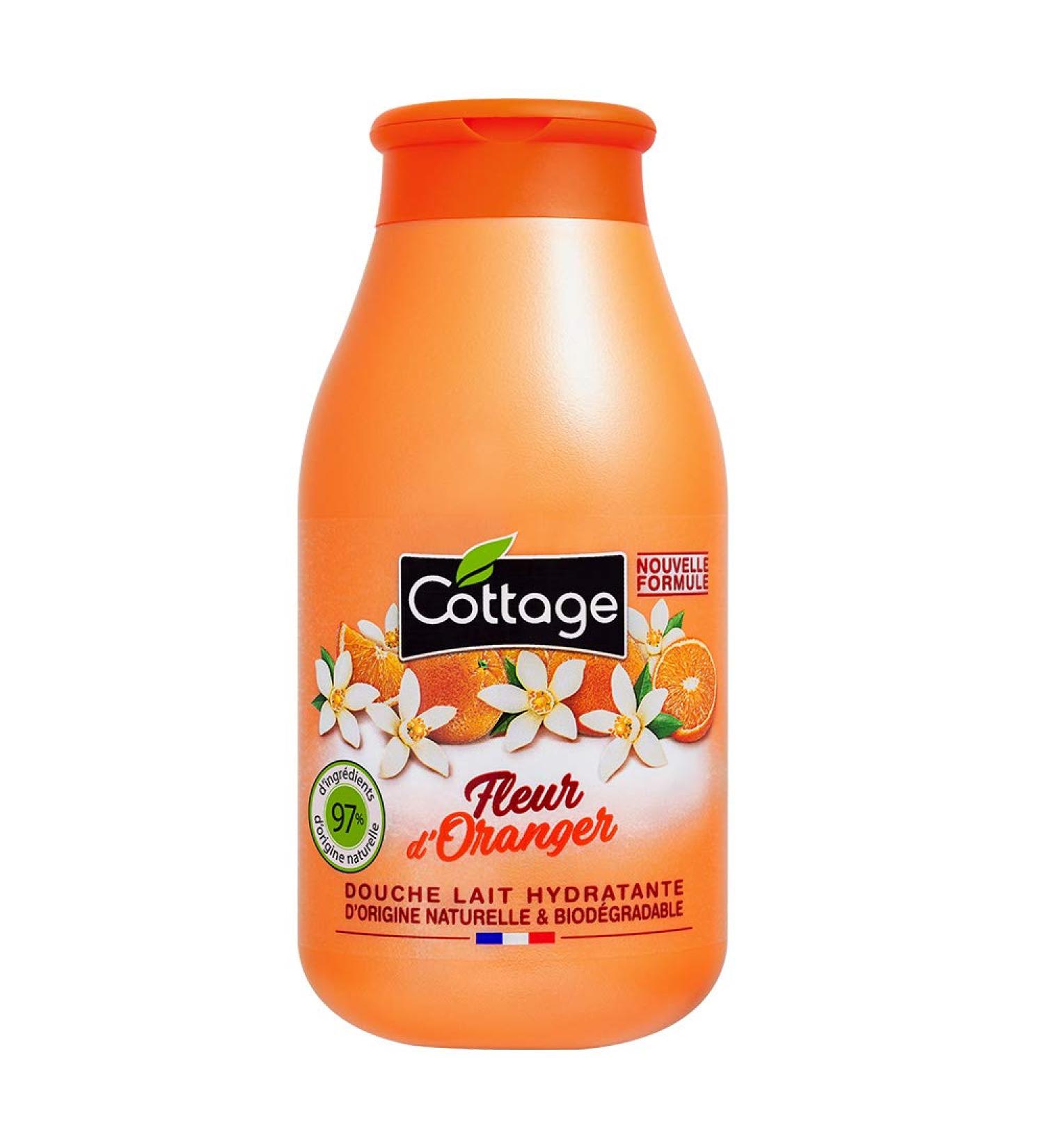 GROUP PANTHER Cottage Shower gel with moisturizing milk orange blossom 97 ingredients of natural origin 250 ml made in France - Buy Online on GoSupps.com