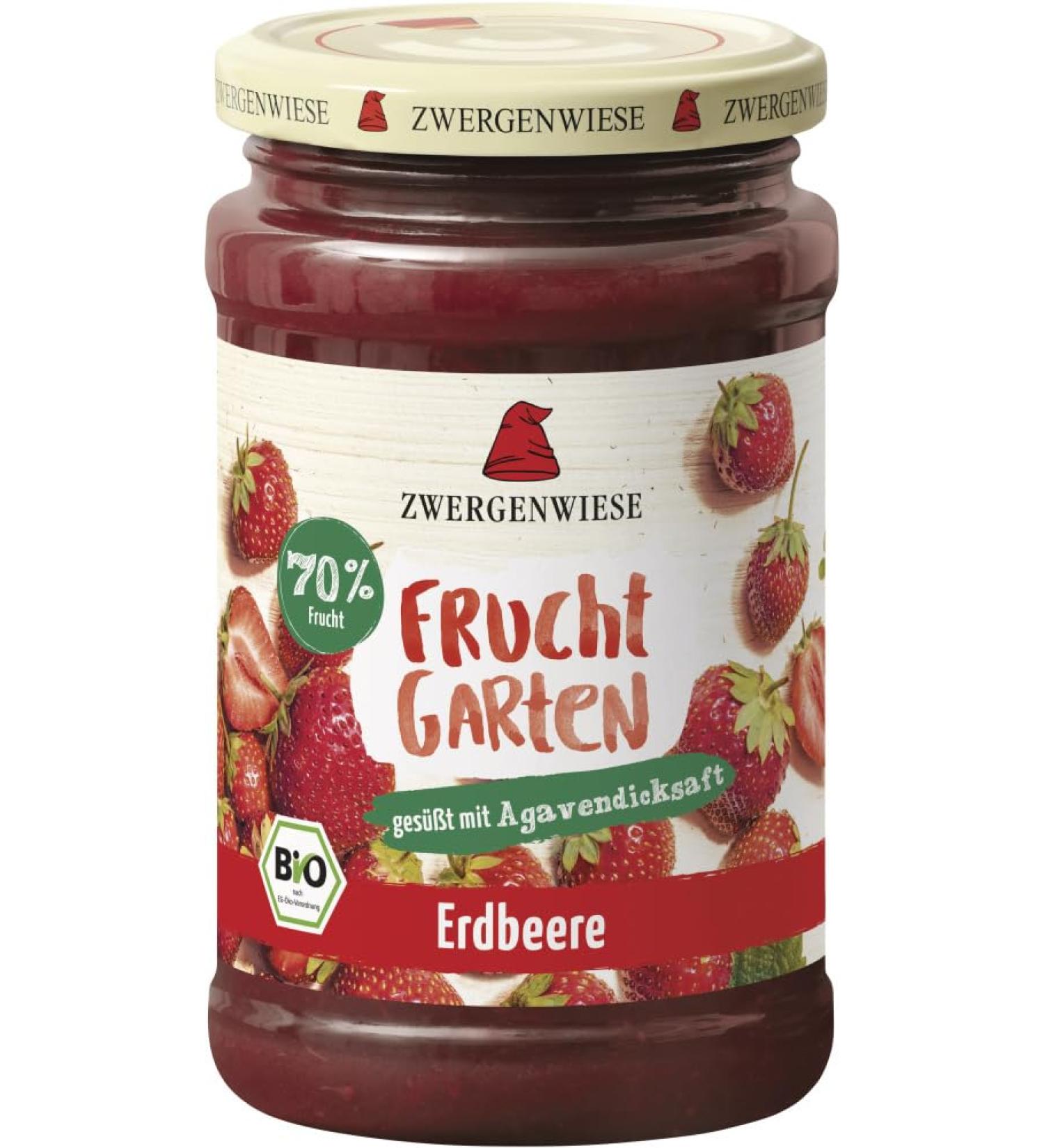 Zwergenwiese FruchtGarten Strawberry Pack of 6 x 225 g