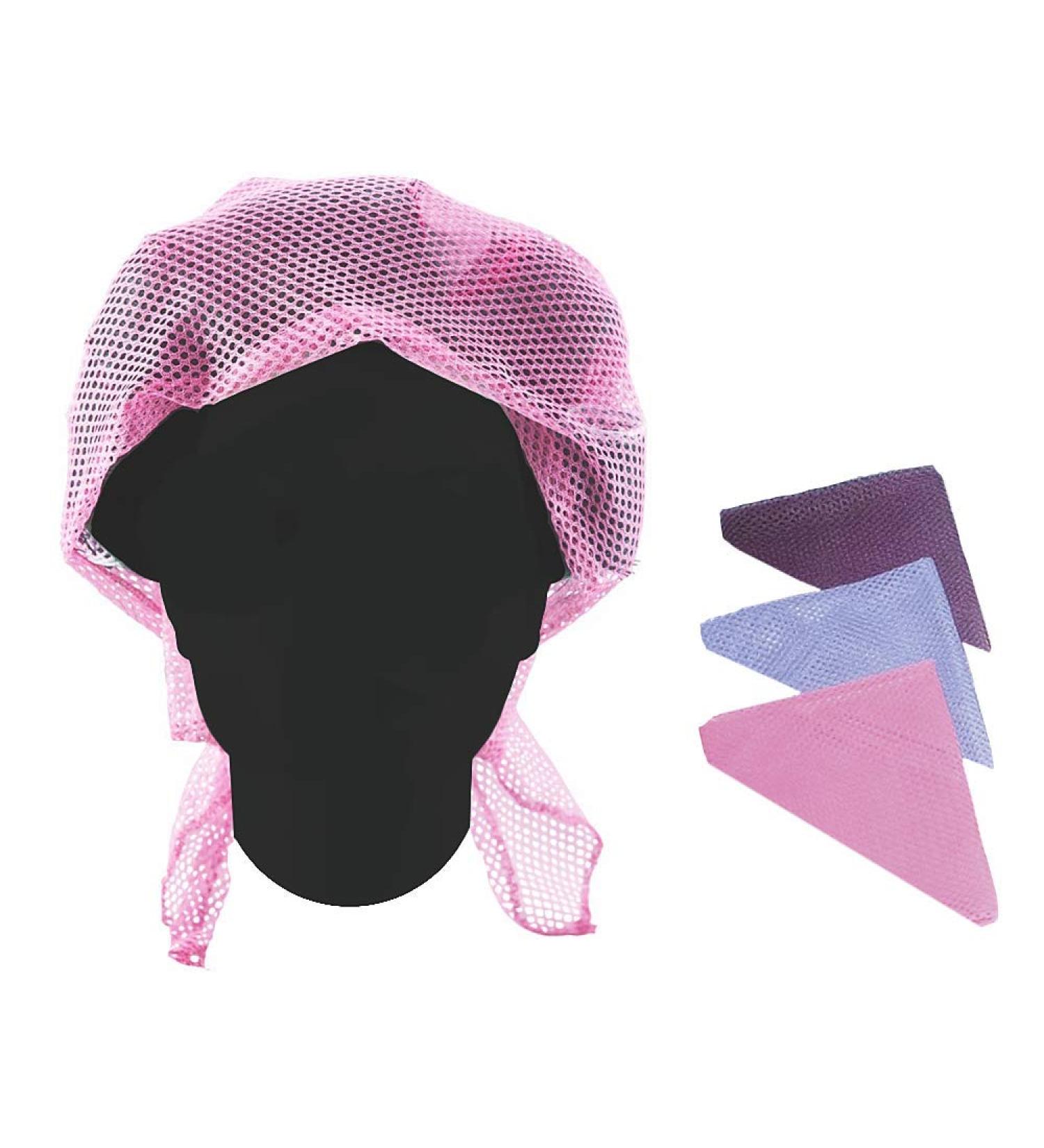 Tredoni 120x85cm Triangular Hair Setting Net - Universal Size Curler Rolls Holder Drying Net Multicolor (1 pcs)