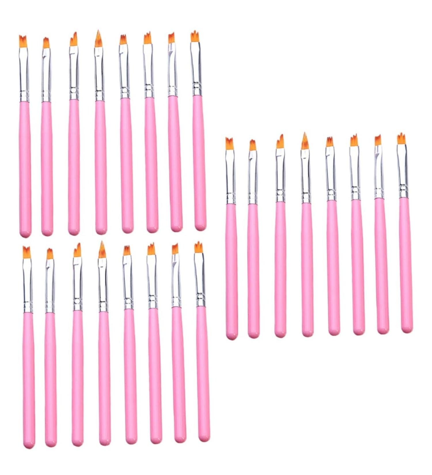 minkissy 3 Sets Gel Nail Brush Nail Art Supplies Detail Drawing Brush Nail Gel Kit De Manicura Nail Art Tips Builder Gel Builder for Nails Builder Gel for Nails Pink Tool Painted - Buy Online on GoSupps.com